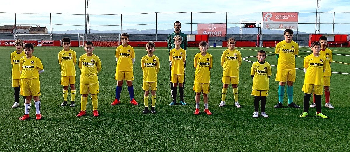 Primera edició del campus del Vila-real CF amb la UE Rubí a Can Rosés. FOTO: UE Rubí