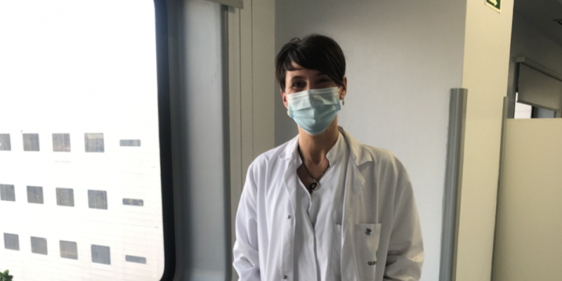 Sandra Barbadillo, presidenta de la comissió d'infeccions a l'Hospital General. FOTO: Cedida