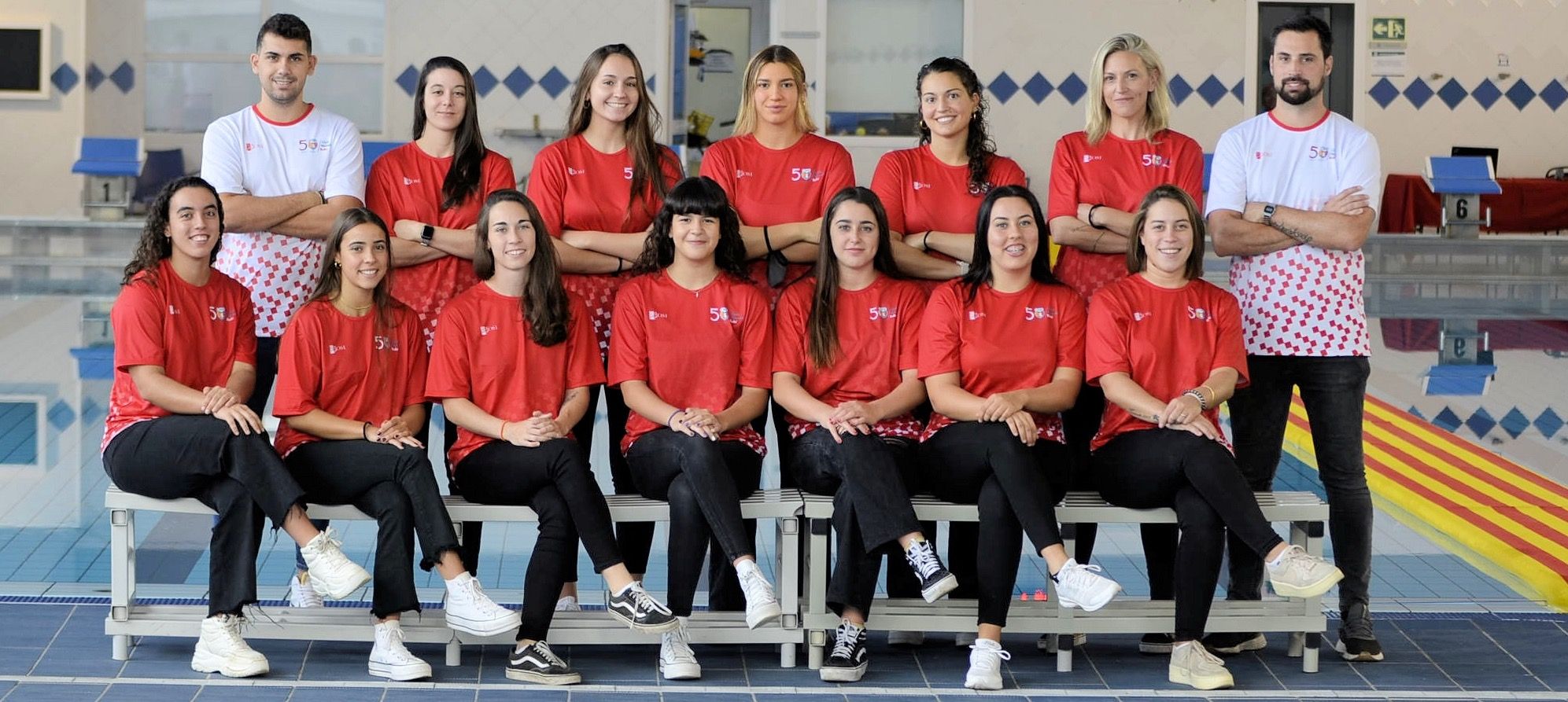 L’absolut femení de waterpolo del CN Rubí. FOTO: Cedida L’absolut femení de waterpolo del CN Rubí. FOTO: Cedida