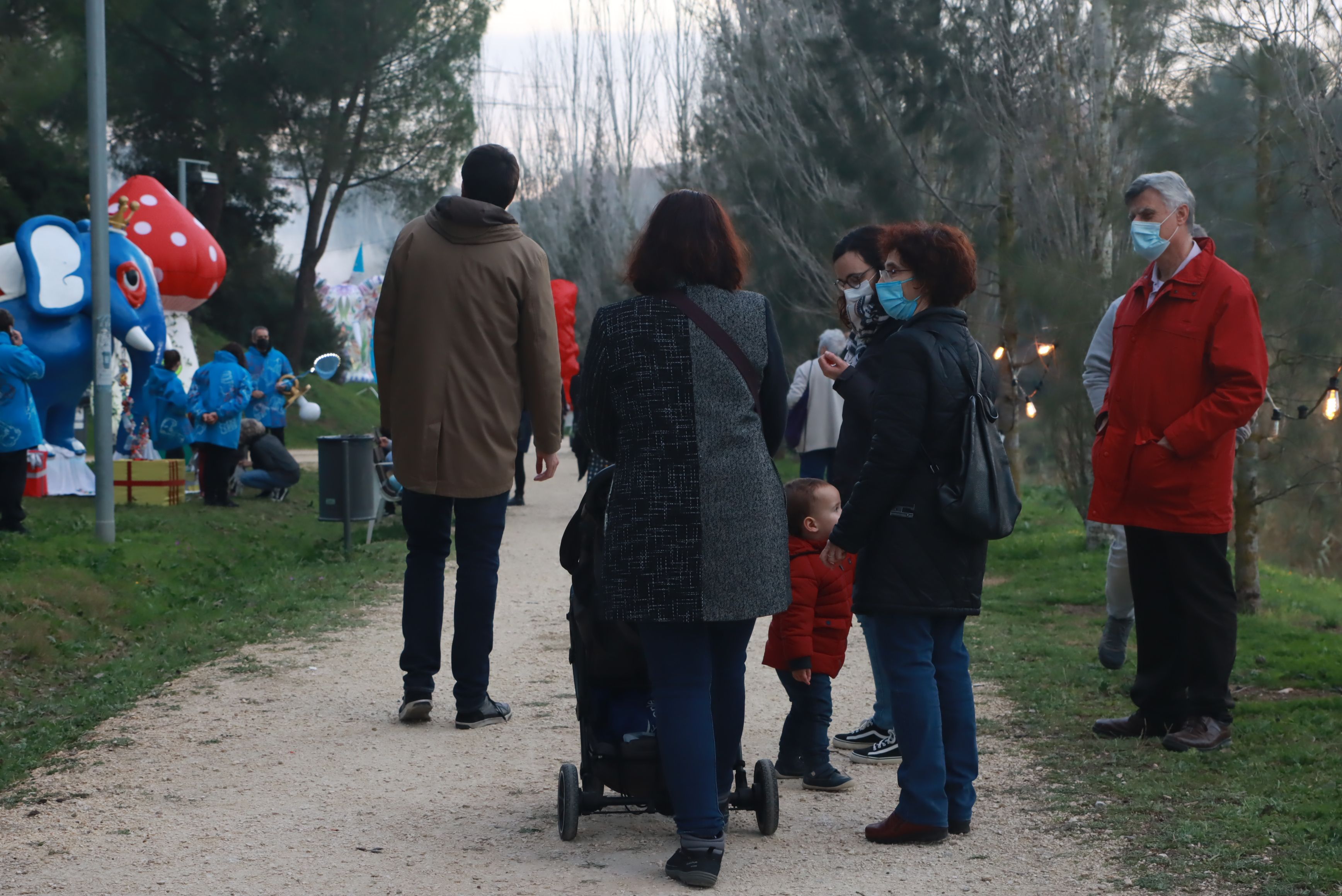 Campament dels Reis 2021 al parc del Castell. FOTO: Josep Llamas