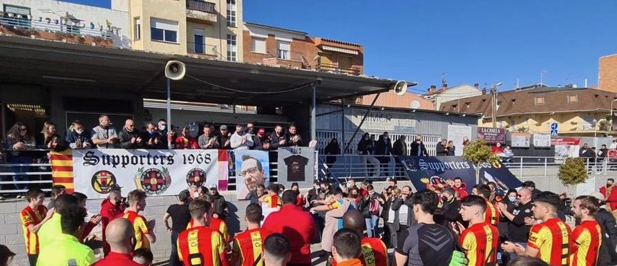 El club rubinenc va poder dedicar la victòria al seu exjugador Kiko Díaz Ordóñez, tristament mort. FOTO: Cedida