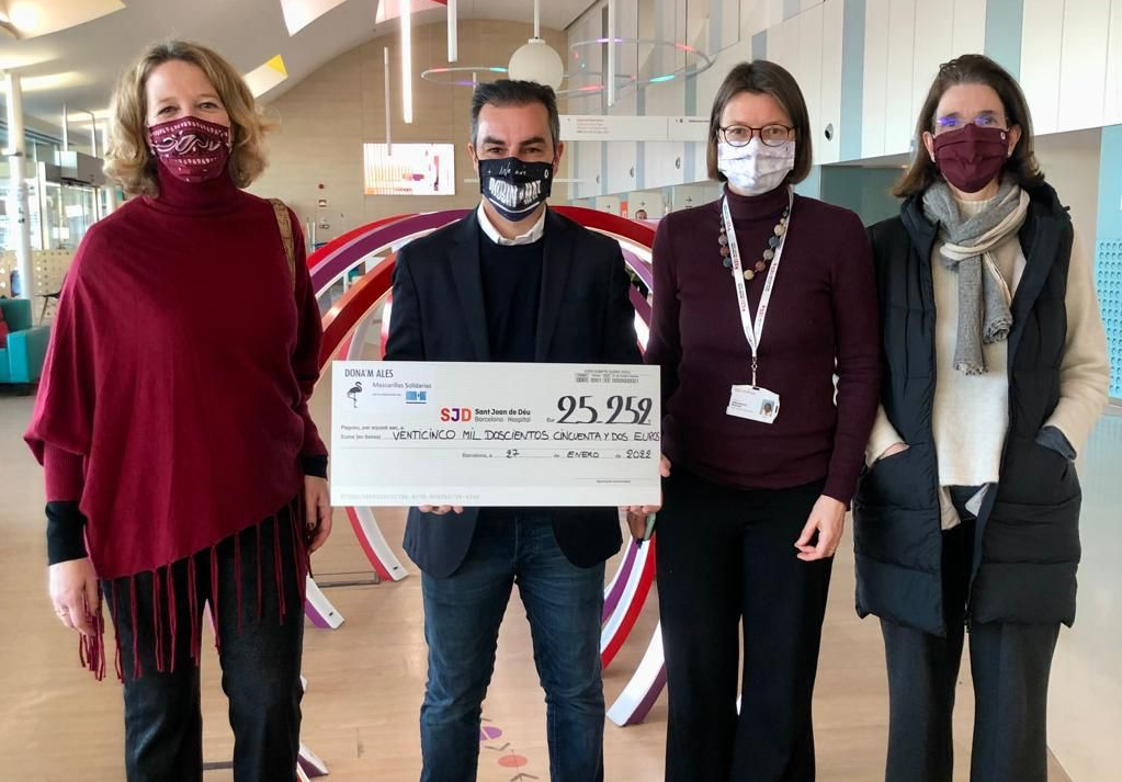 Robin Hat recapta més de 25.000 euros per a la investigació contra el càncer infantil. FOTO: Cedida