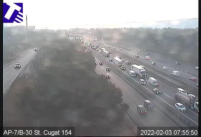 Retencions a l'AP-7 FOTO: Trànsi Retencions a l'AP-7 FOTO: Trànsi