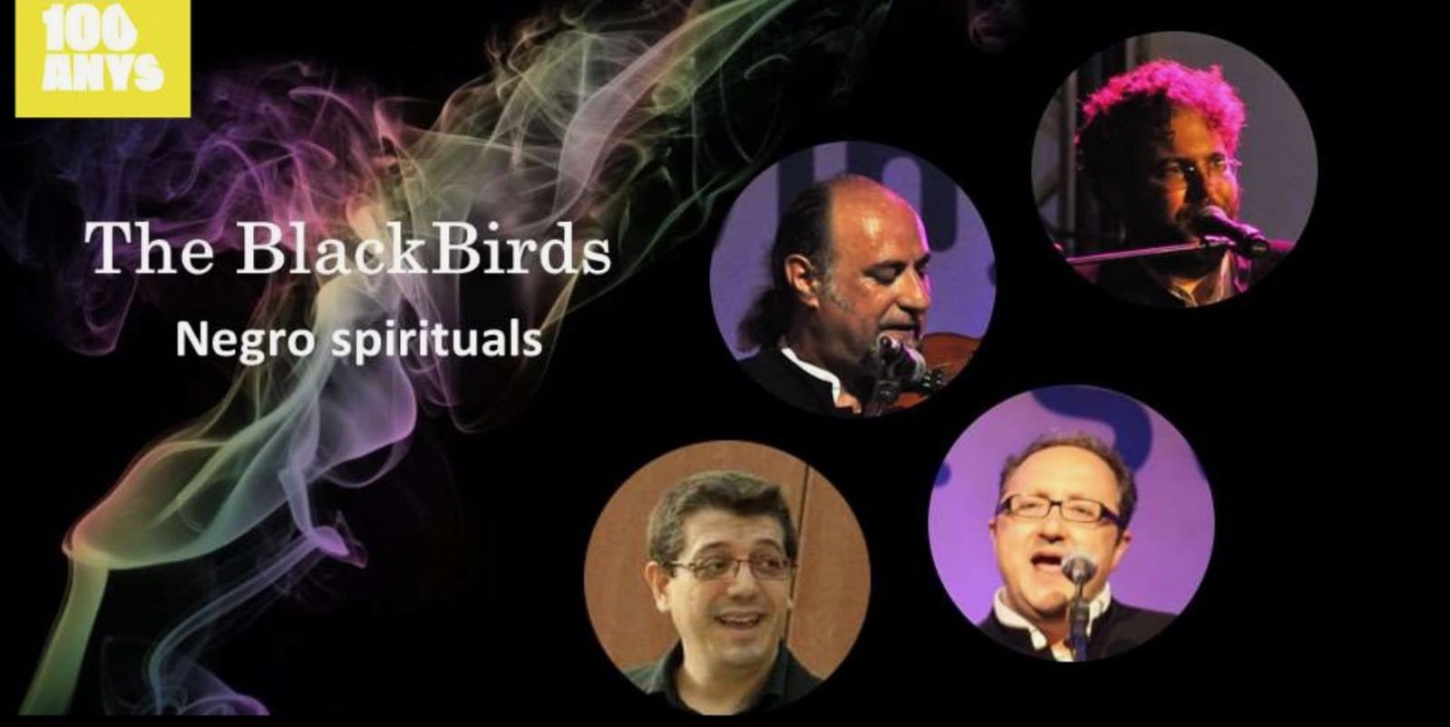 Imatge promocional de l'actuació dels Black Birds al Casal Popular. 