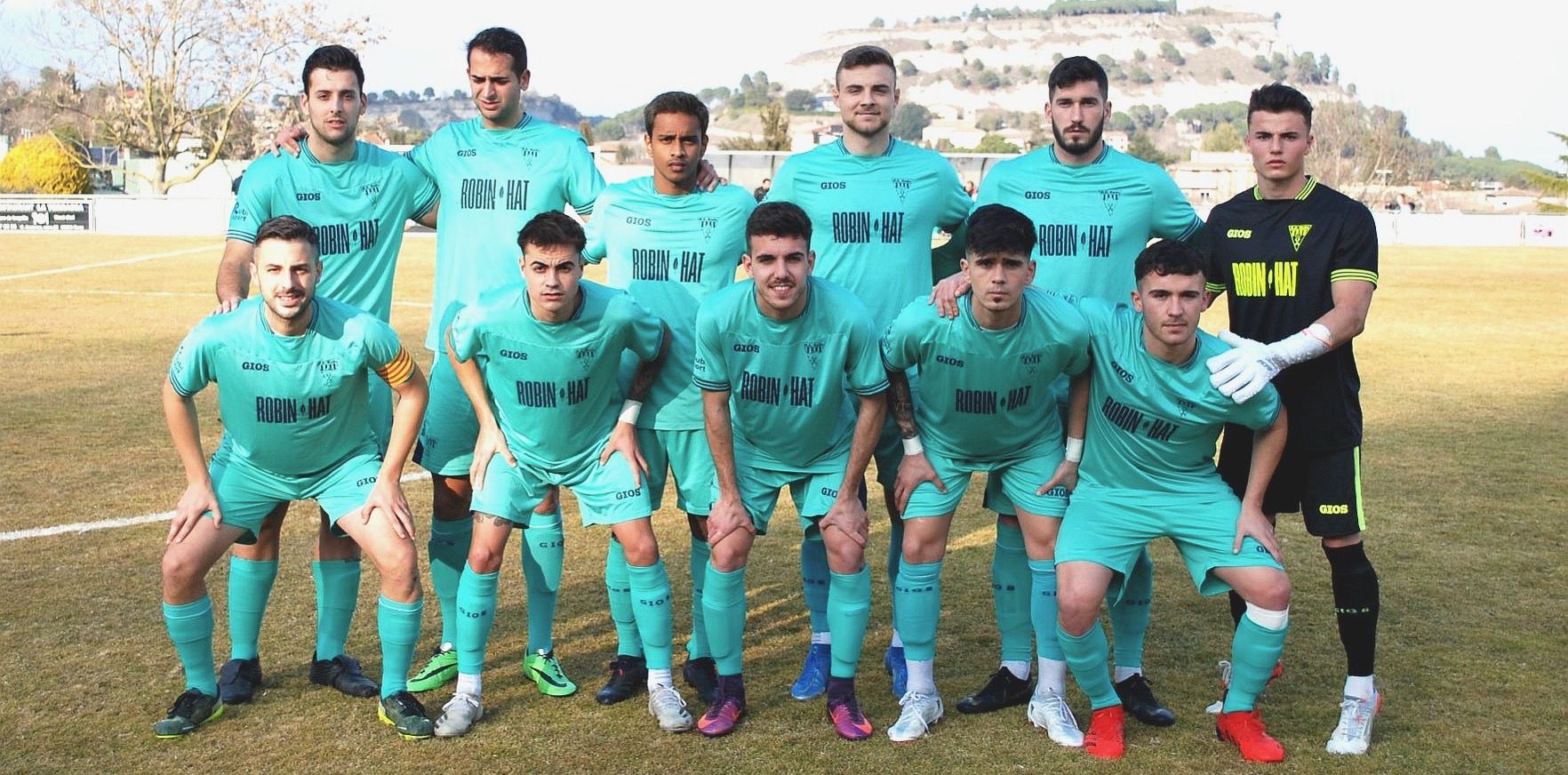 Onze inicial de la UE Rubí a Tona. FOTO: Cedida