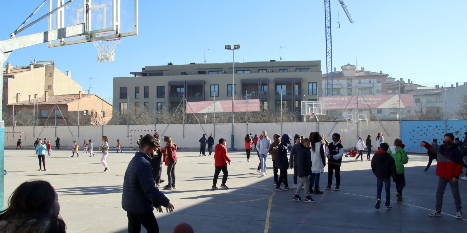 El pati d'una escola. FOTO: ACN