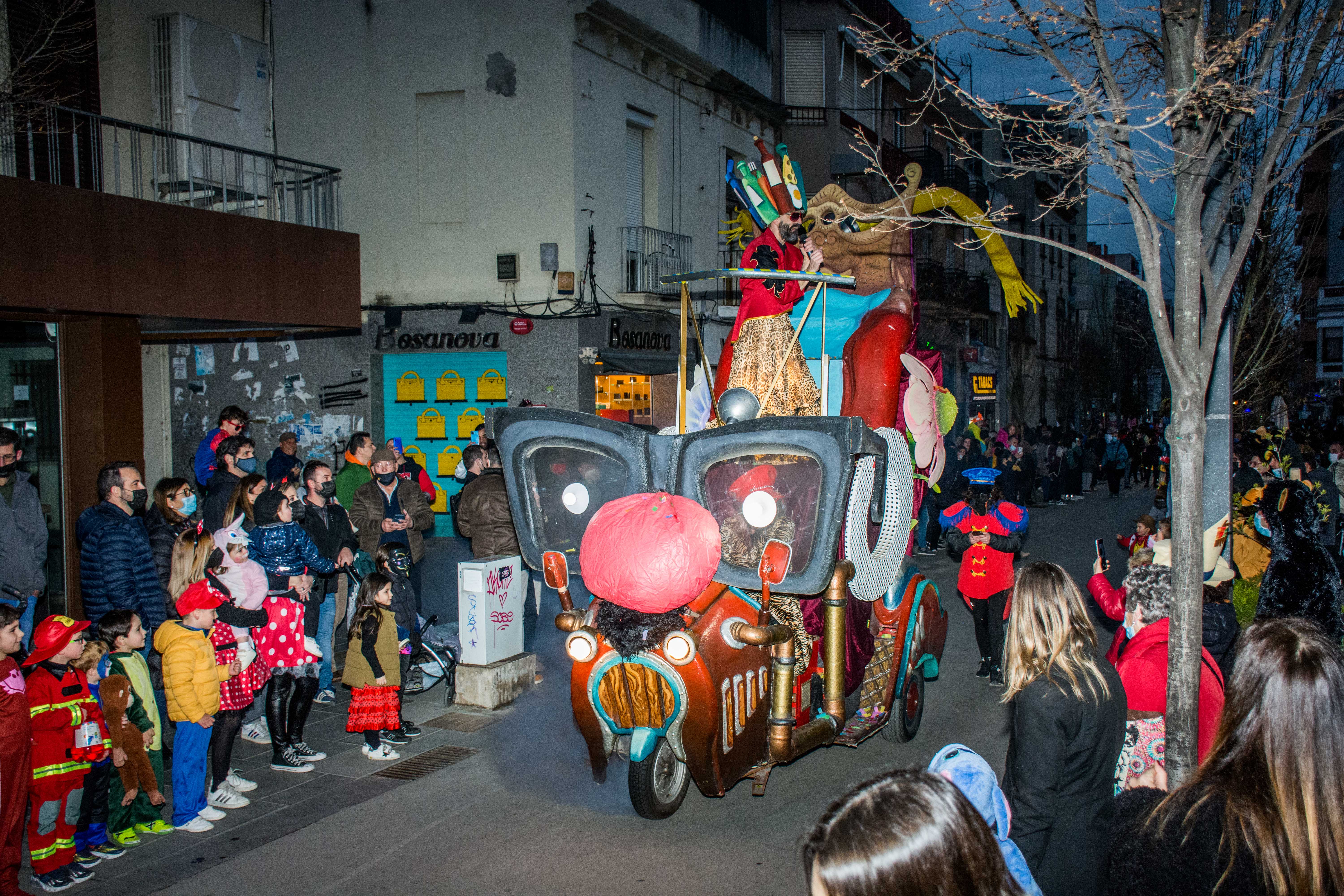 Rubí celebra la rua de Carnaval. FOTO: Carmelo Jiménez