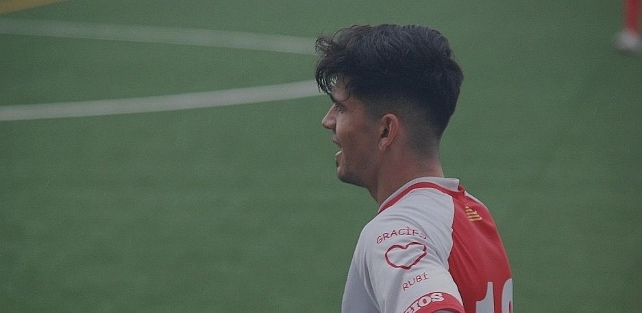 El jugador de la UE Rubí, Roger Gorrea. FOTO: Cedida