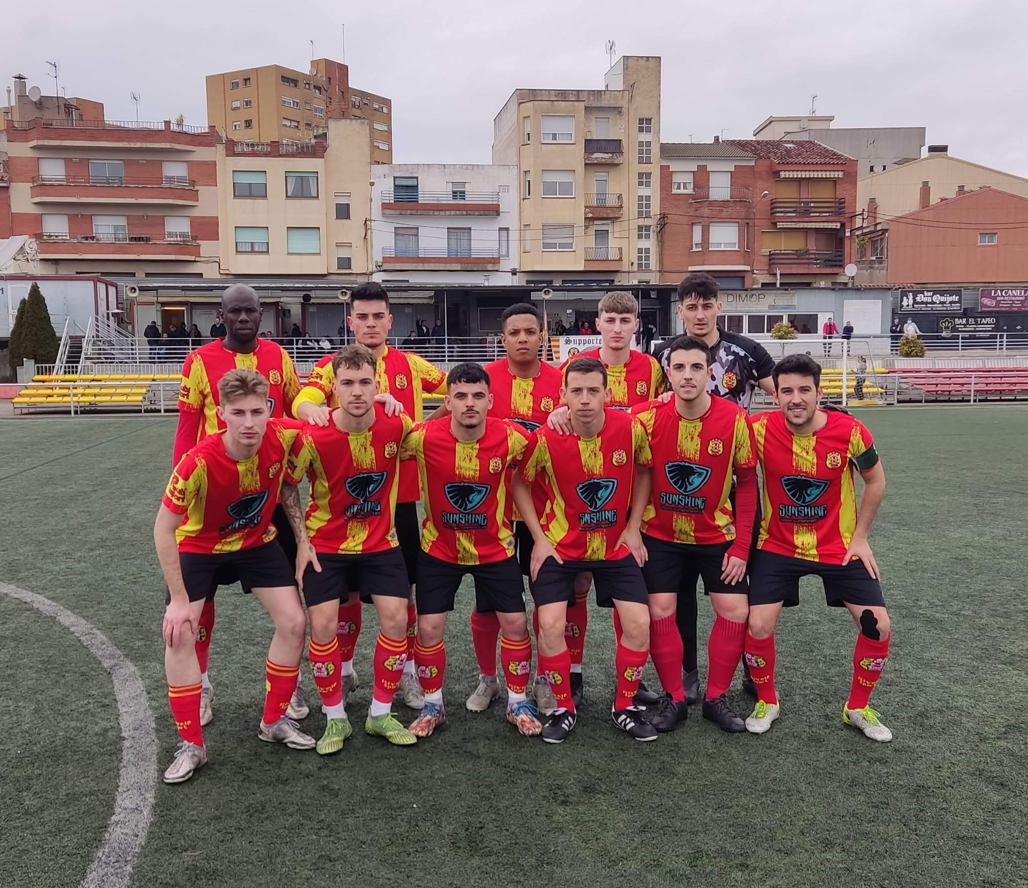 El Veinti va marcar vuit gols durant el seu últim partit a l'estadi municipal 25 de Setembre. FOTO: Cedida