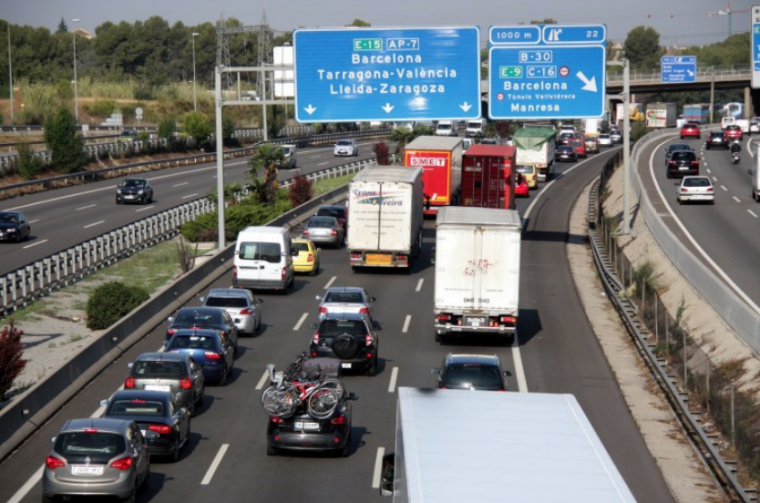 Problemes de mobilitat al Vallès. Autopista C-58. FOTO: ACN