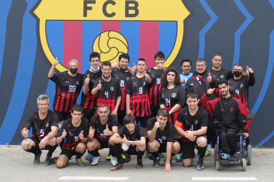 L'equip sènior amb diversitat funcional del CEF Can Mir. FOTO: CEF Can Mir