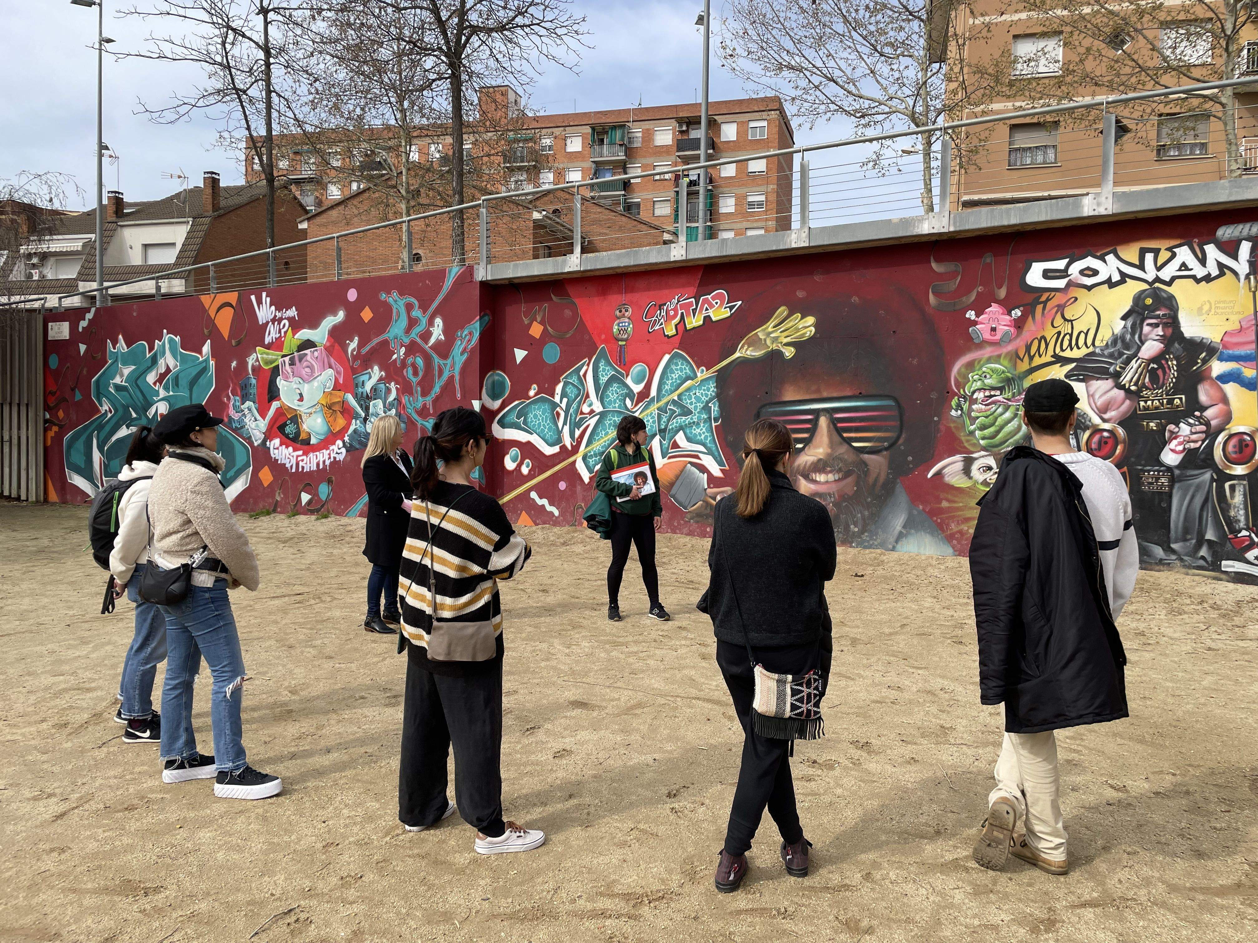 Rubí celebra una ruta per conèixer l'art urbà de la ciutat en el marc de la Color Week. FOTO: Arnau Martínez