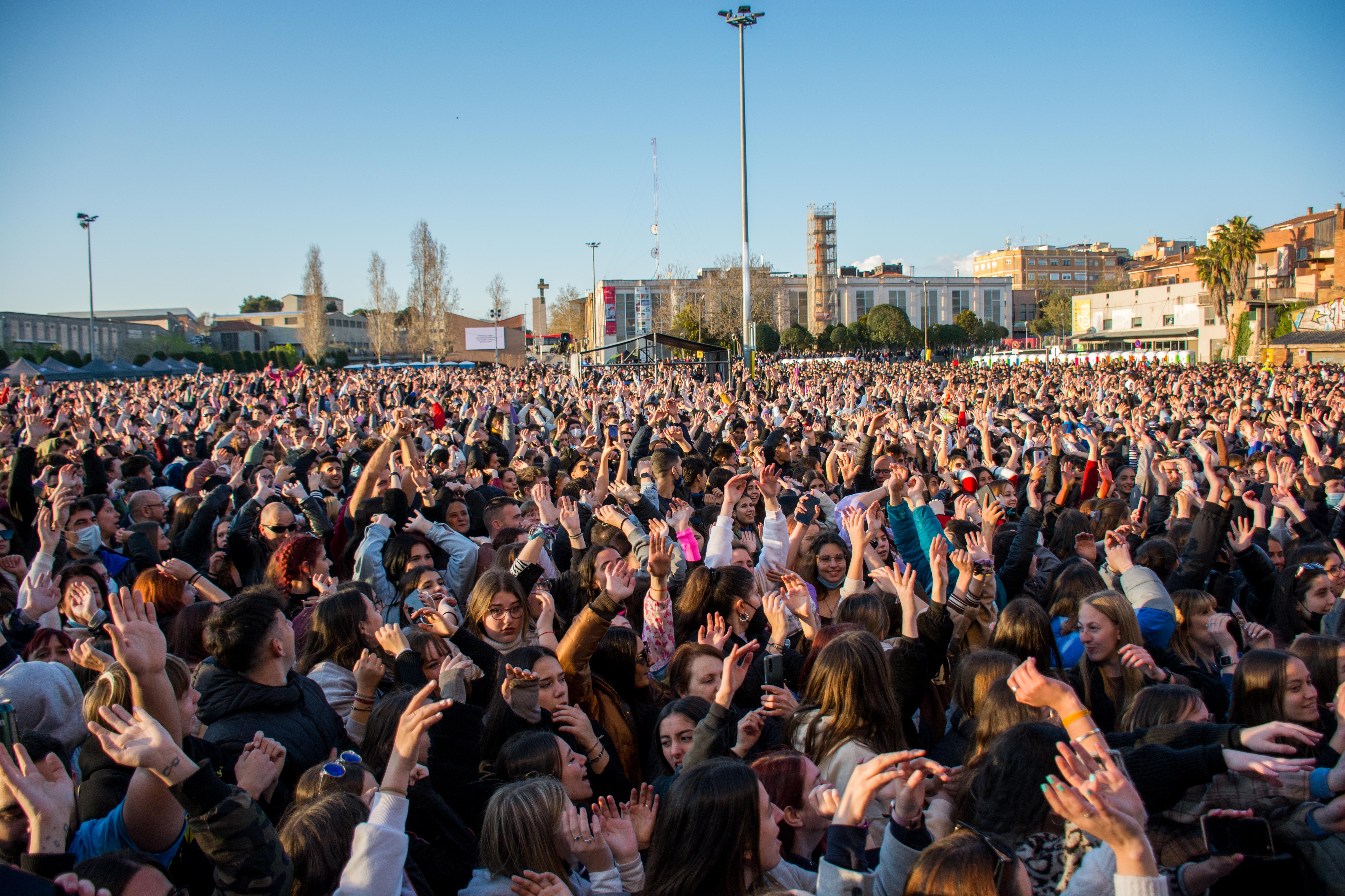 Rubí vibra amb Los 40 Primavera Pop. FOTO: Carmelo Jiménez