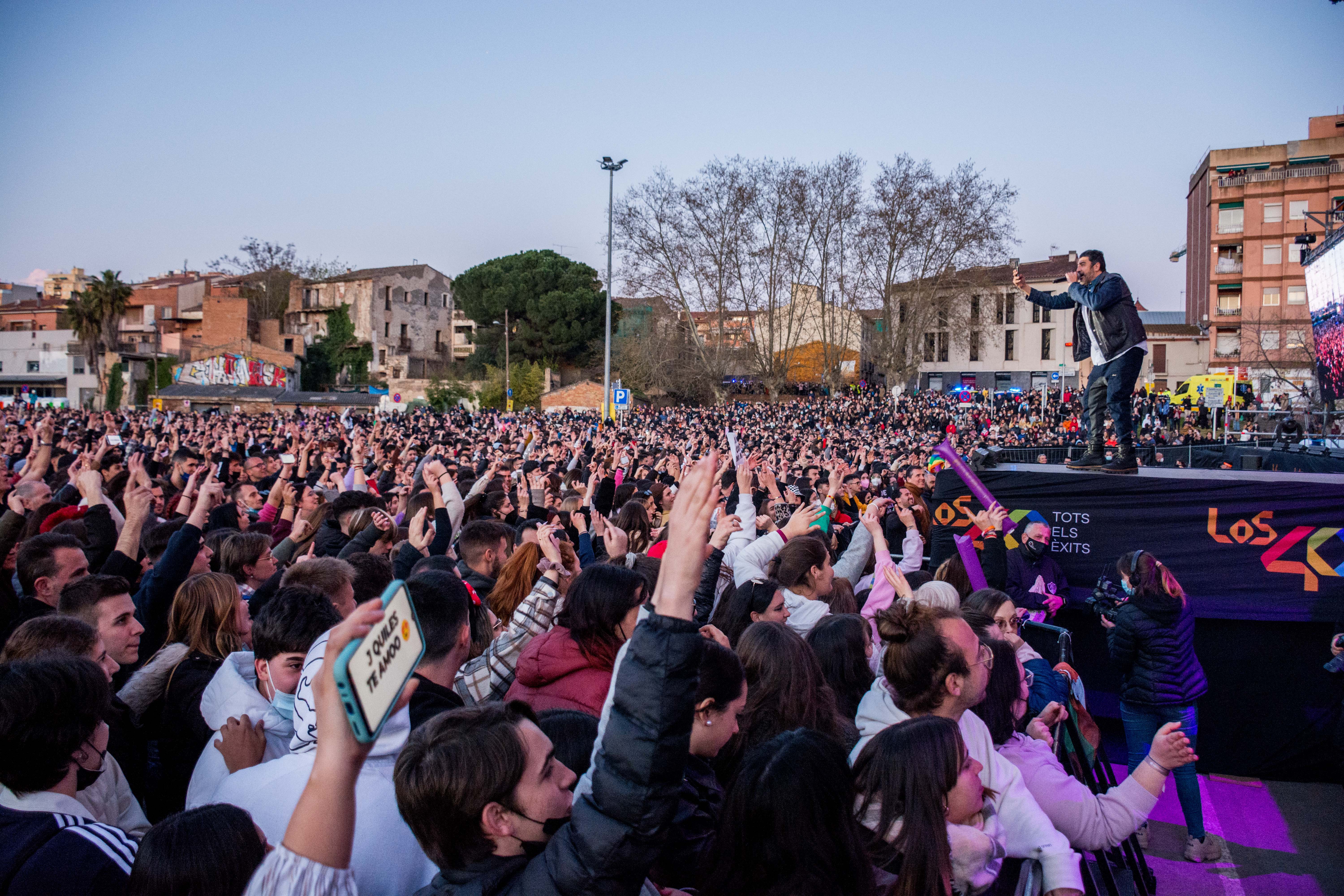 Rubí vibra amb Los 40 Primavera Pop. FOTO: Carmelo Jiménez