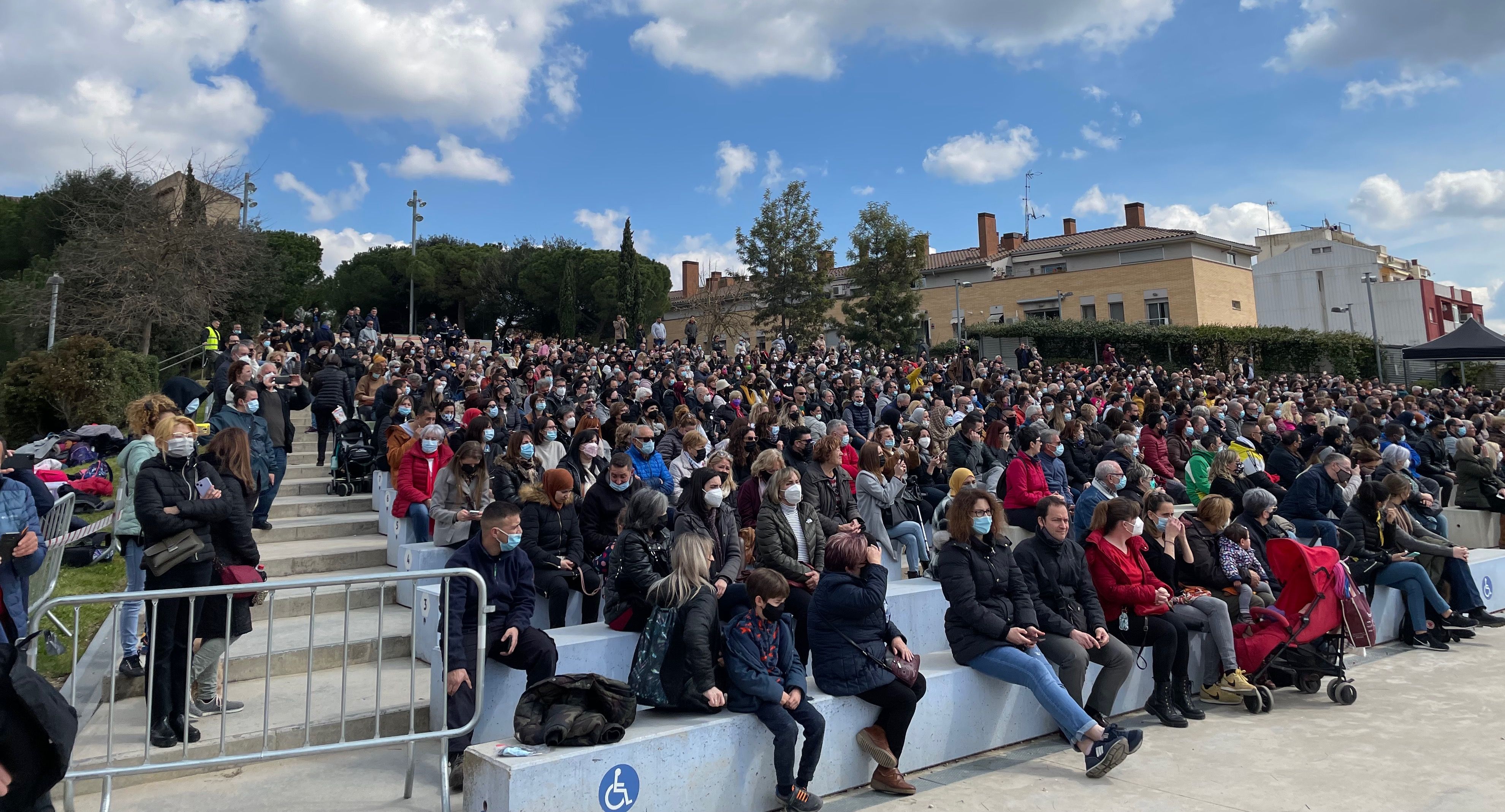 Vuitena edició de la cantata escolar a l'amfiteatre del Castell. FOTO: NHS