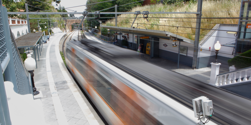 L'estació de FGC de La Floresta FOTO: Artur Ribera