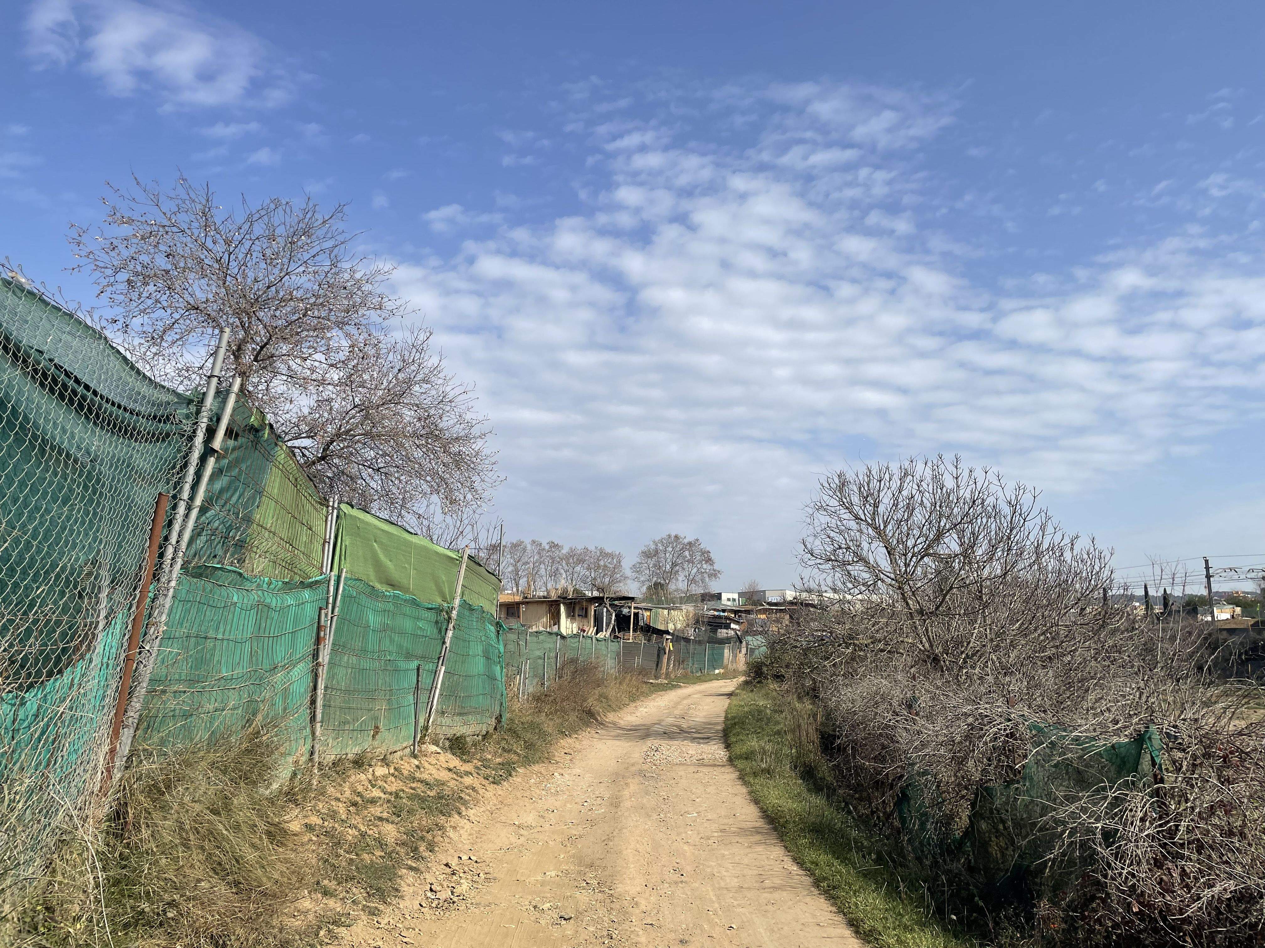 Imatge d'arxiu de la zona dels horts i barraques del Castell. FOTO: NHS