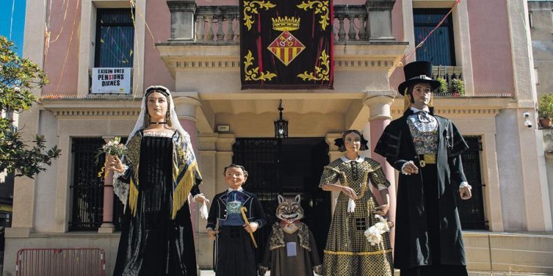 Els gegants de Rubí recuperen les activitats després de dos anys de pandèmia. FOTO: Cedida