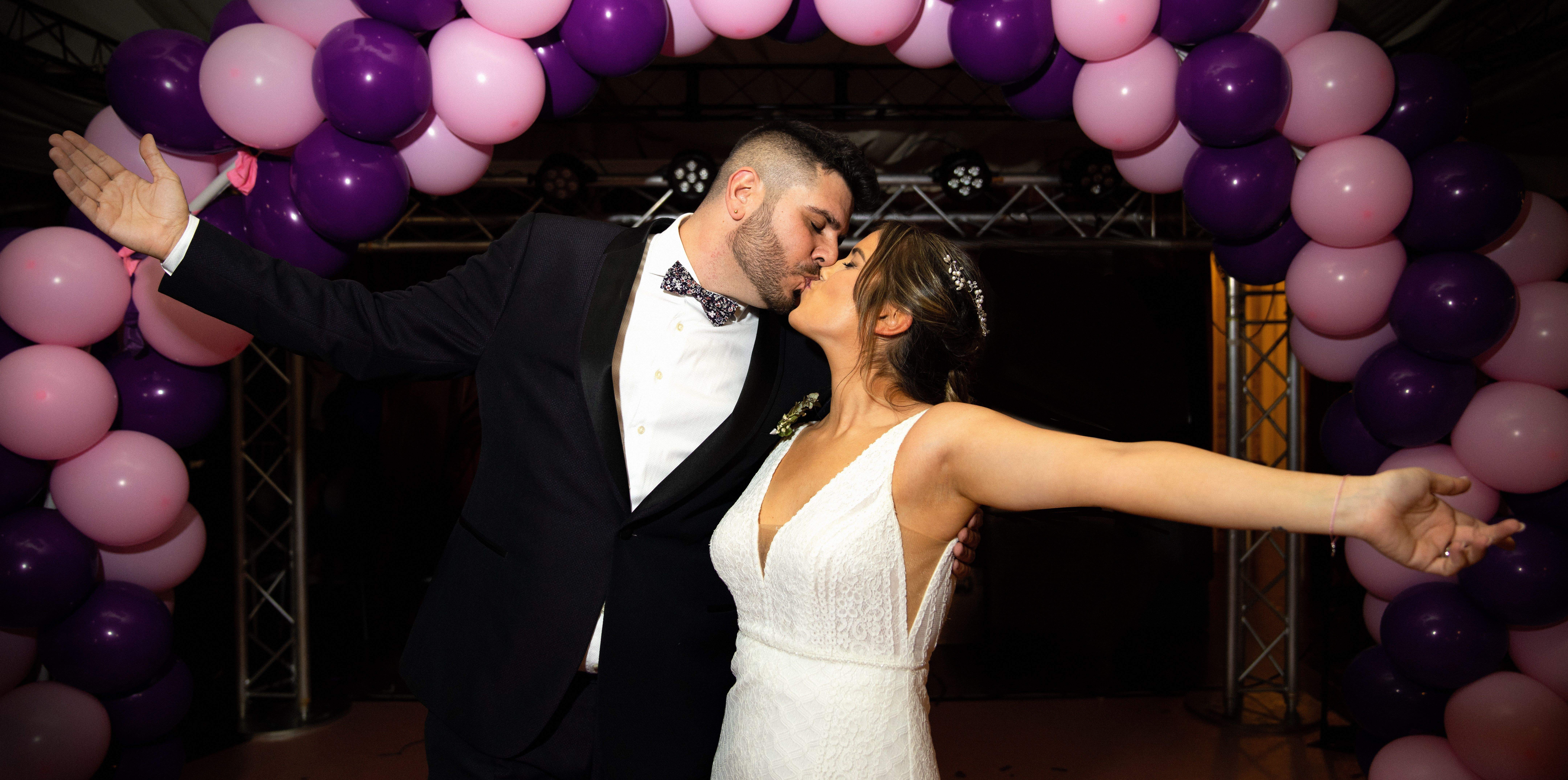 Moment de la boda de la Cristina i l'Antonio, parella de Rubí. FOTO: Badoo