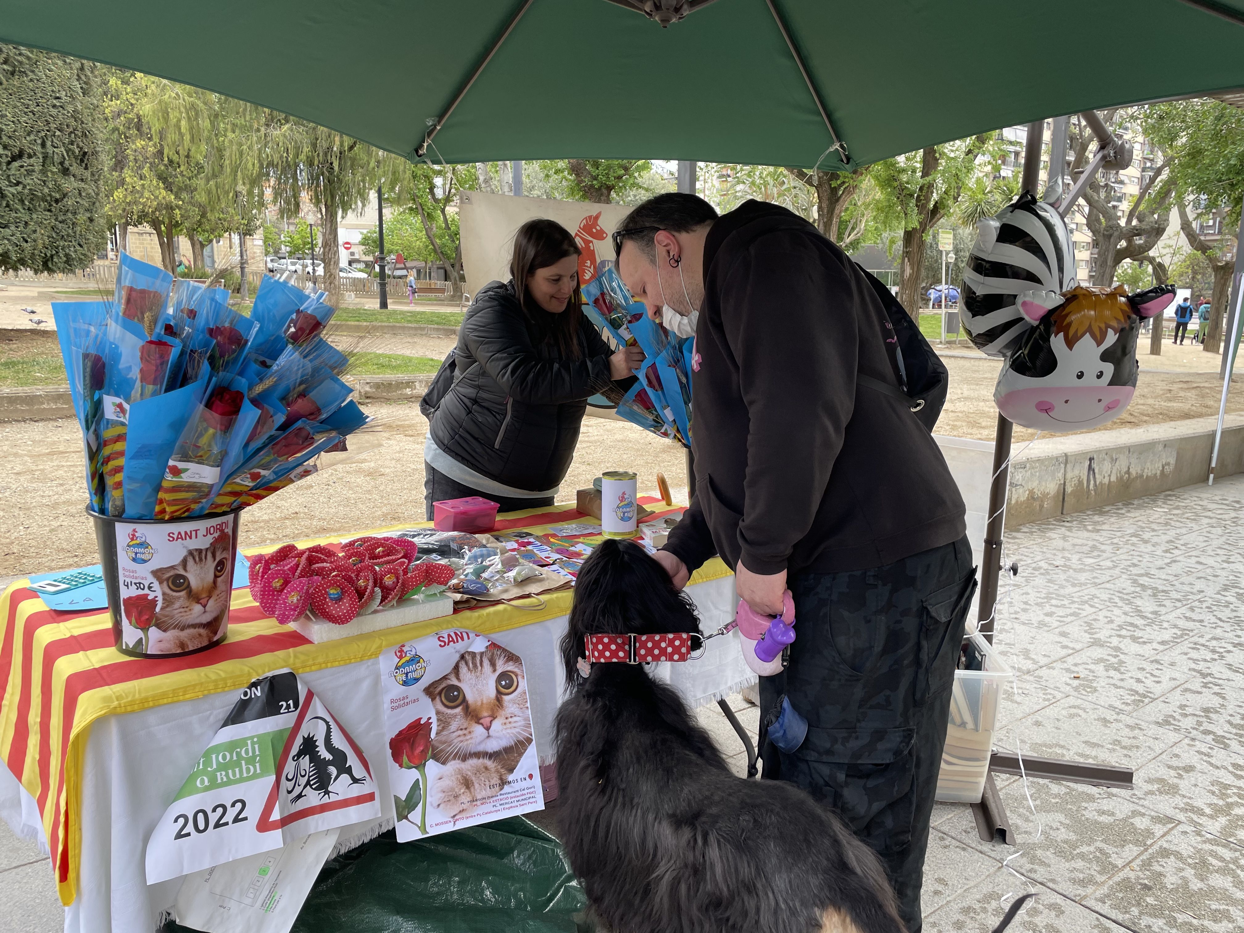 La diada de Sant Jordi recupera la normalitat. FOTO: Arnau Martínez