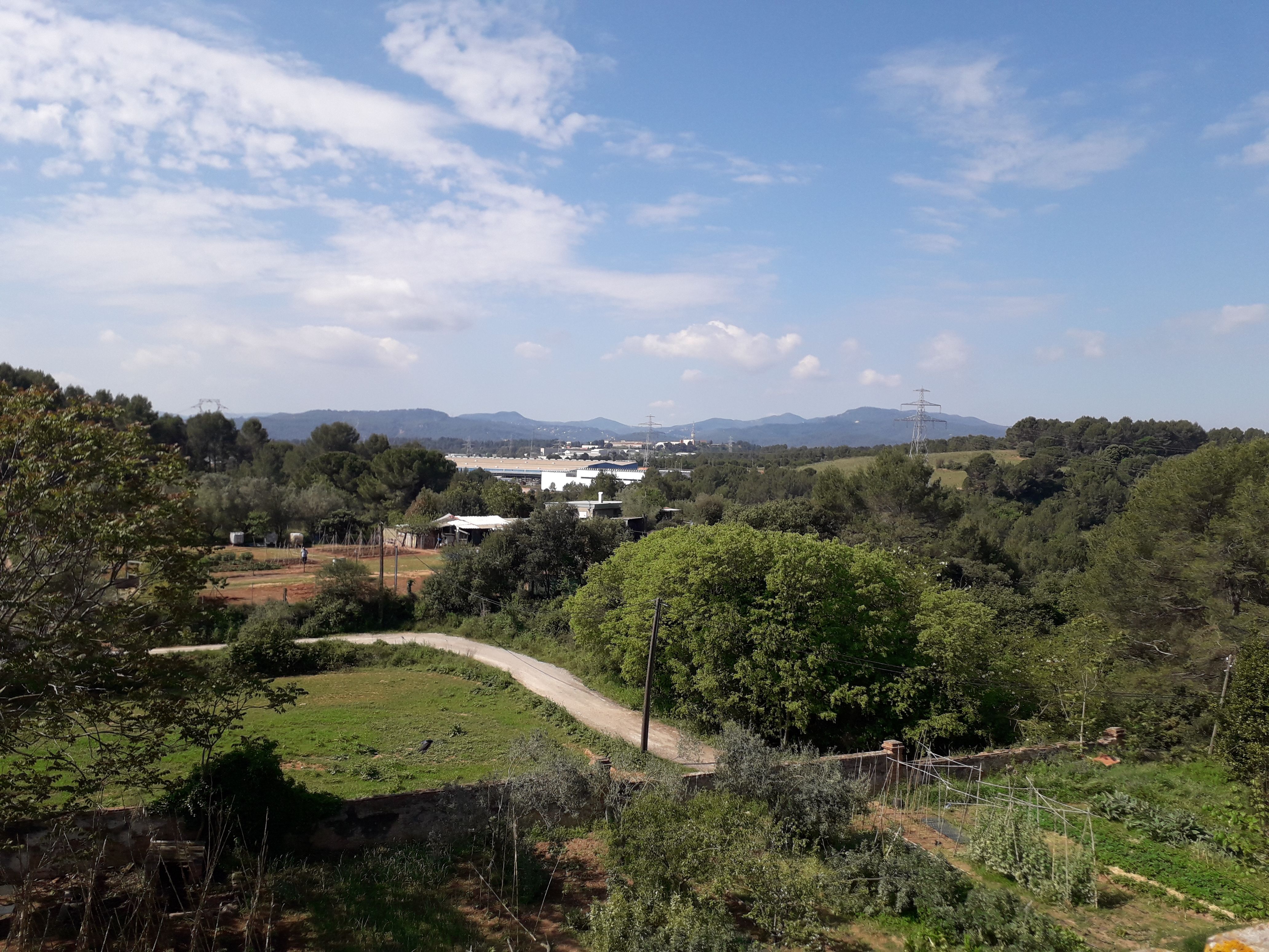 Vistes des de la planta superior de la masia. FOTO: NHS