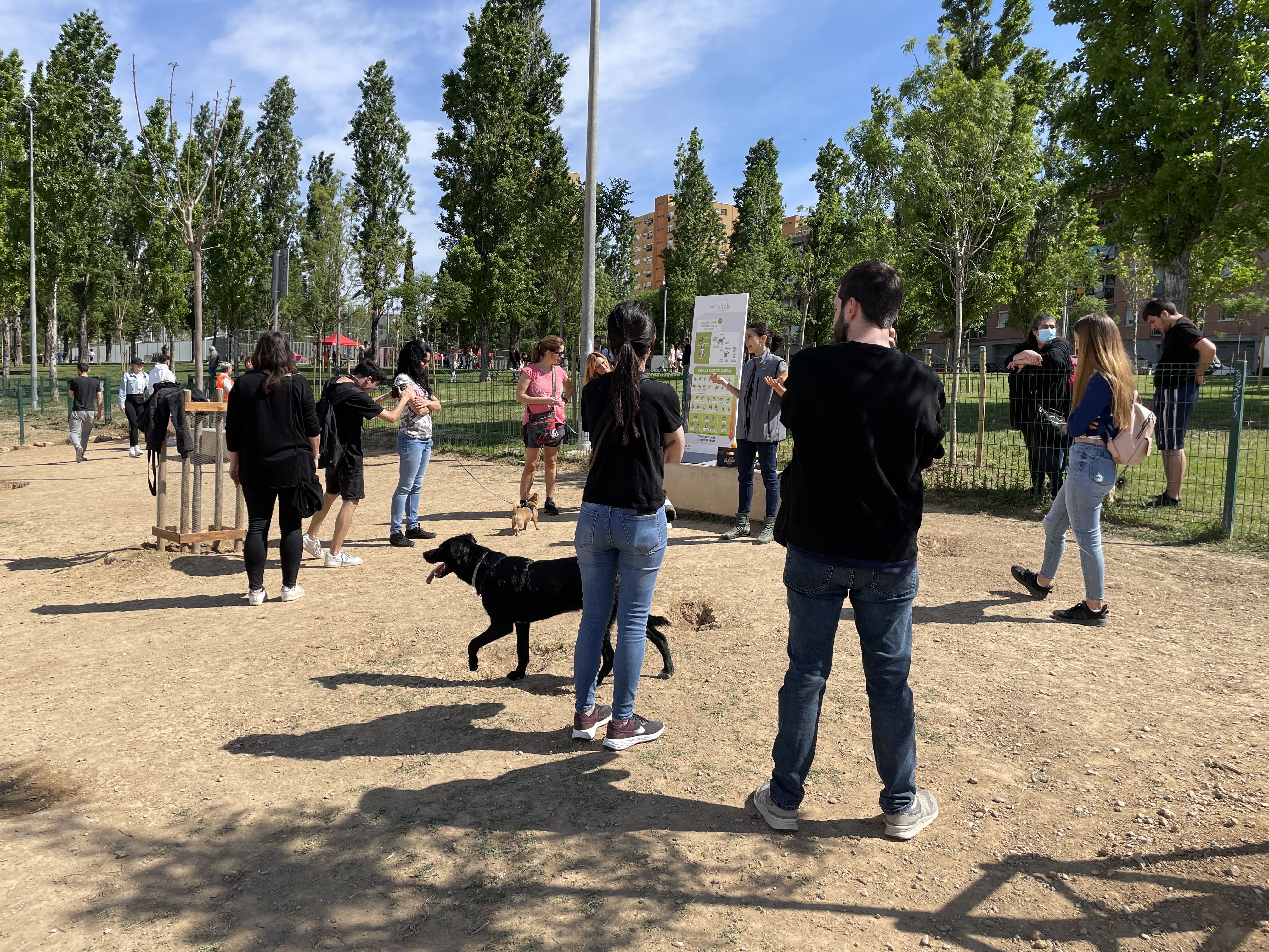 Jornada lúdica al parc de la Pau i la Natura. FOTO: Arnau Martínez