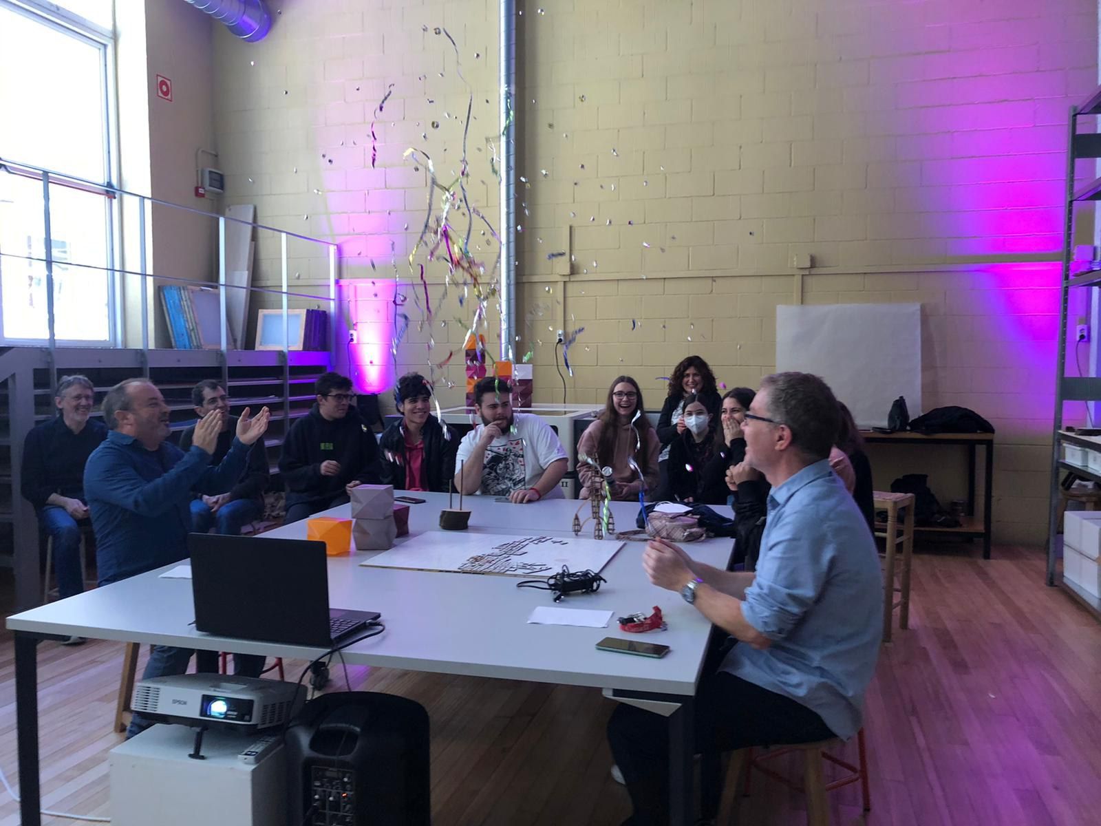 L'alumnat d'edRa ha seguit la jornada des de l'escola. FOTO: edRa