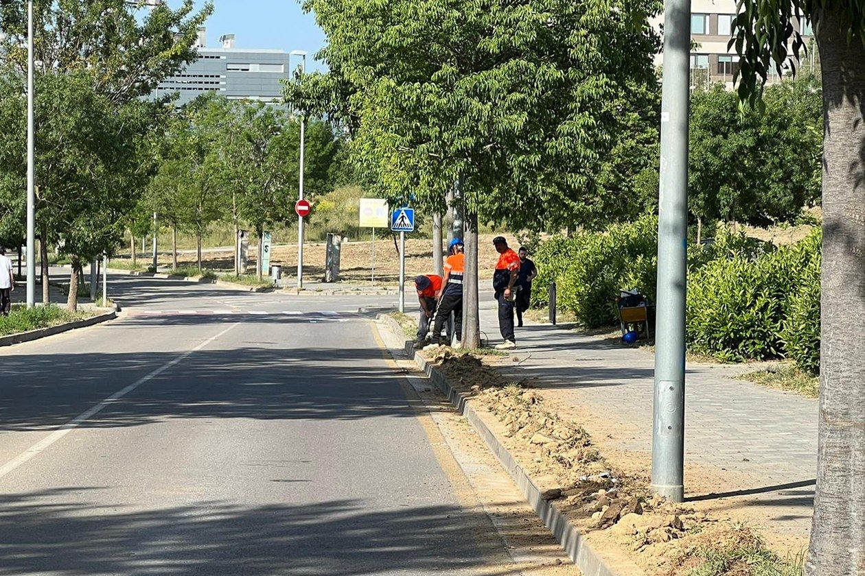 Obres de reparació de diverses patologies que presenta el carrer Marconi. FOTO: Ajuntament de Rubí Obres de reparació de diverses patologies que presenta el carrer Marconi. FOTO: Ajuntament de Rubí