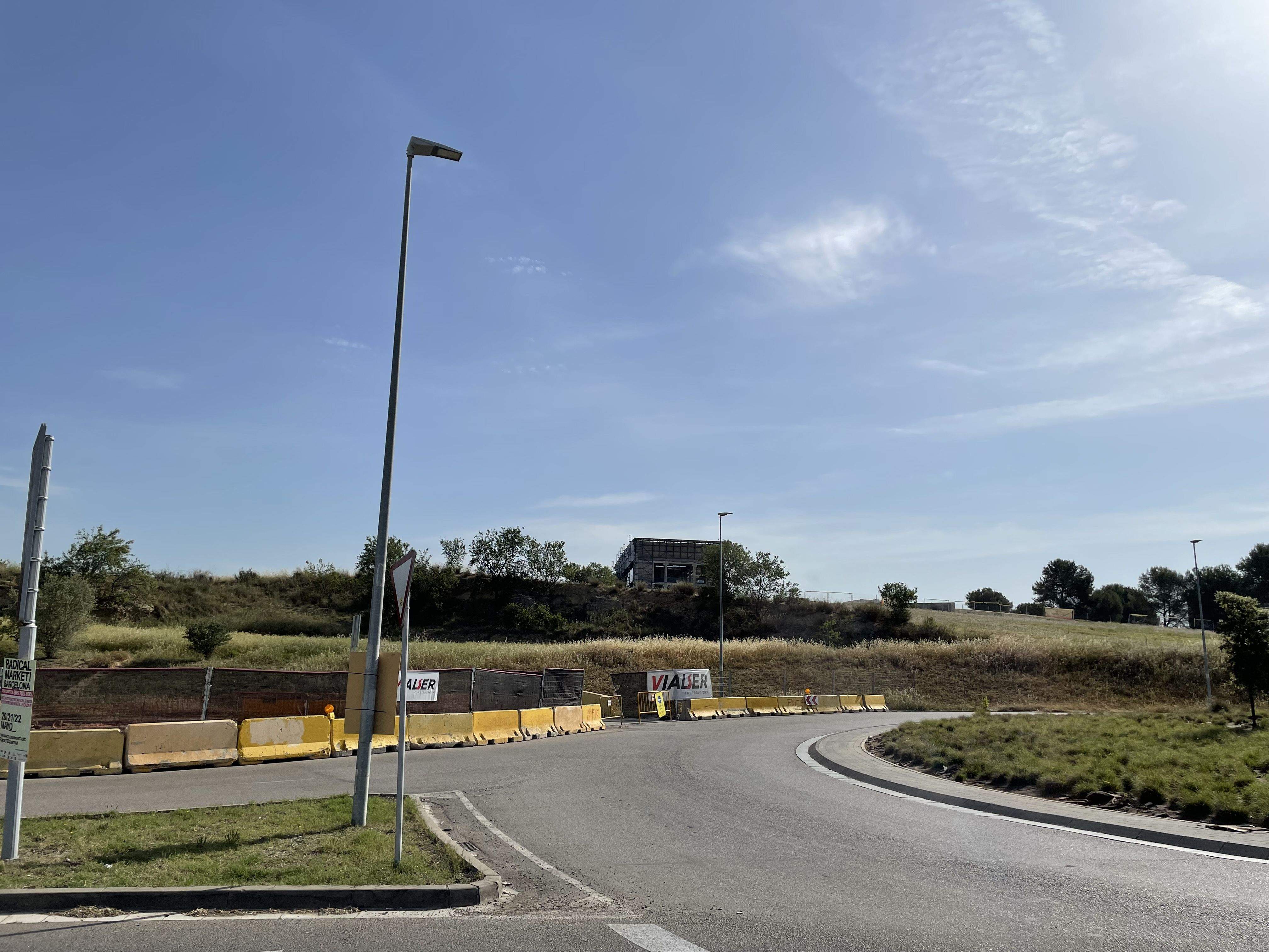 Obres de l'Incasòl per executar el desdoblament del ramal de sortida de la B30 direcció Tarragona. FOTO: NHS