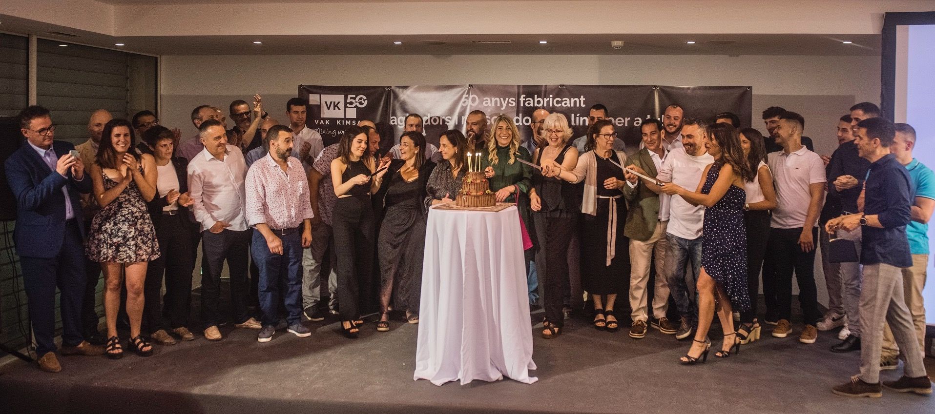 L'empresa Vak Kimsa celebrant el seu 50è aniversari. FOTO: Cedida