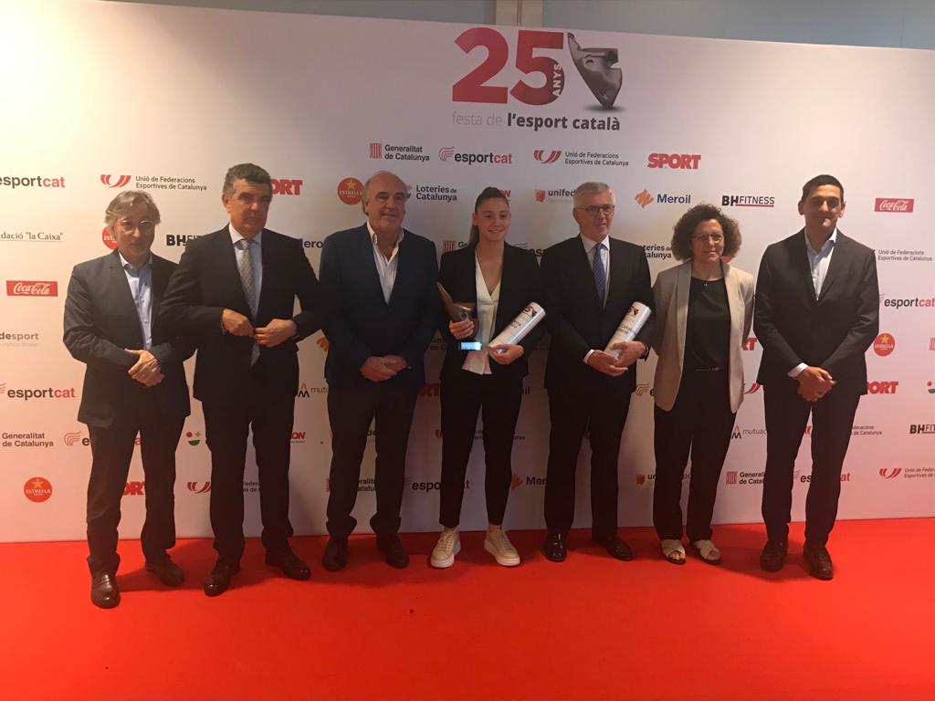 L'Elena Ruiz ha estat guardonada en la 25a Festa de l'Esport Català. FOTO: Cedida