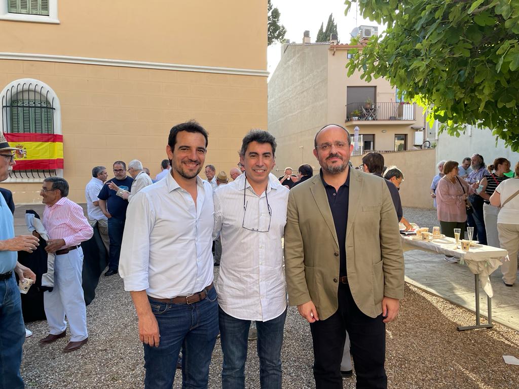  Juan José Giner i Alejandro Fernández durant un acte del Partit Popular. FOTO: NHS