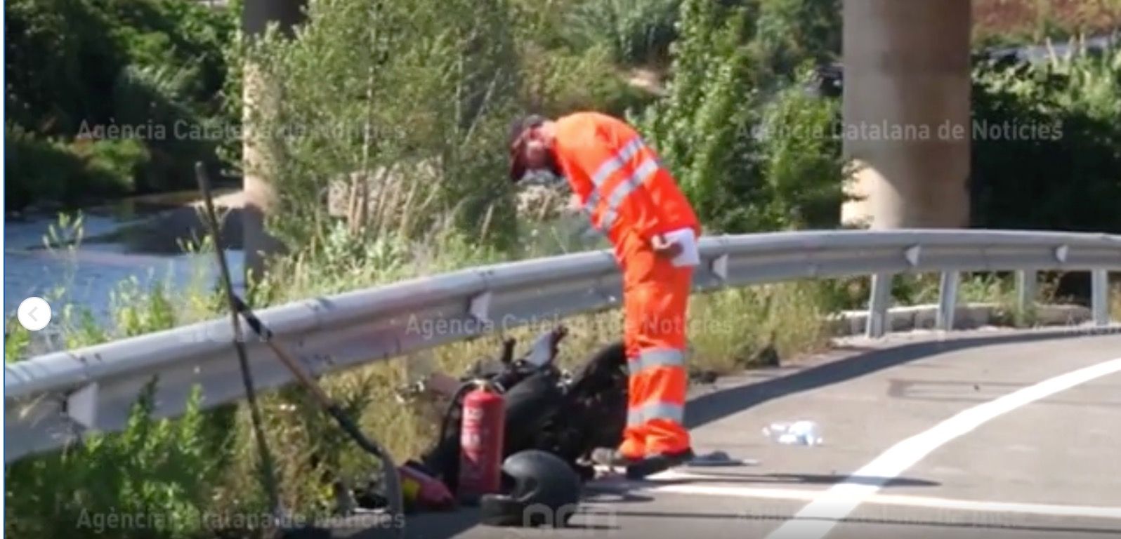 Una rubinenca de 31 anys ha mort en un accident mortal al Papiol. FOTO: La Xarxa/TV Sant Andreu (ACN)