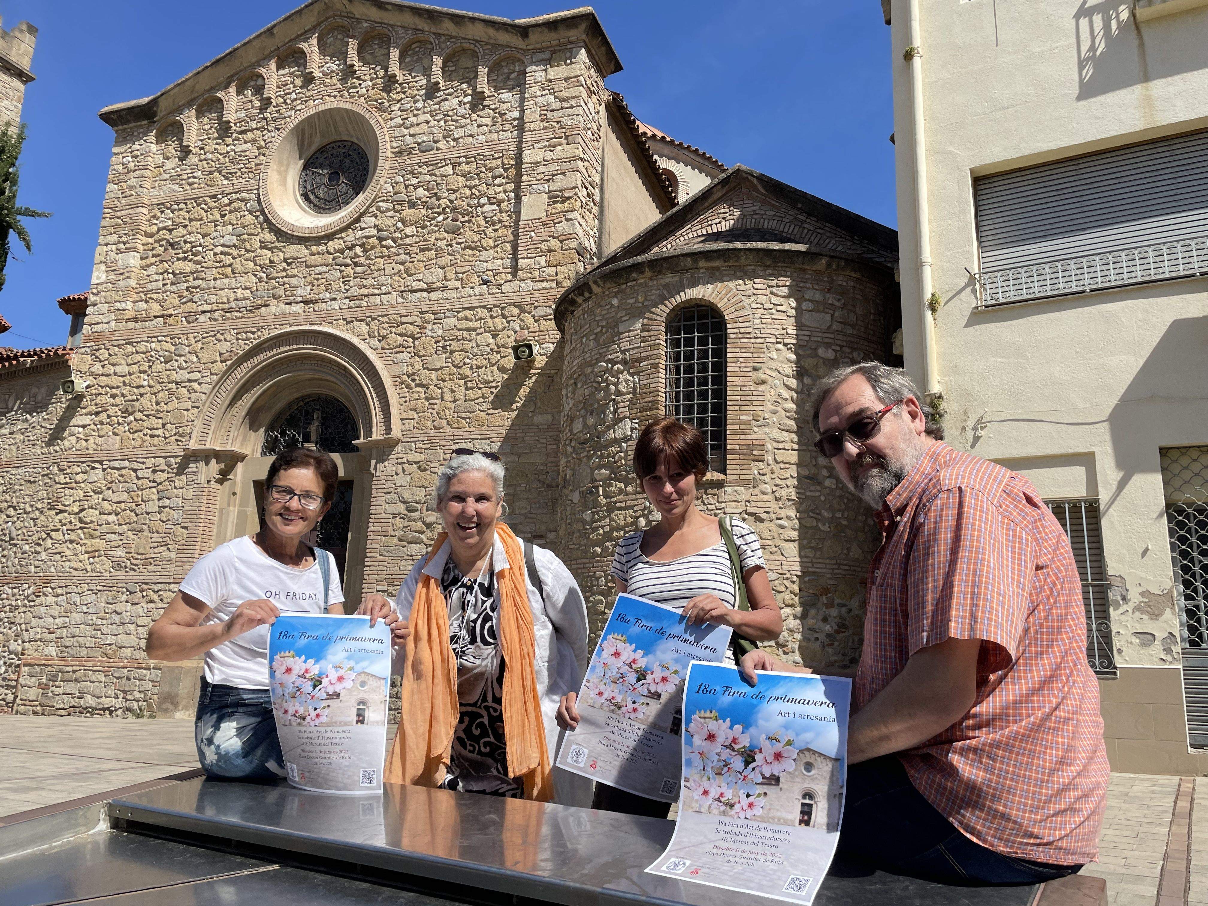 De dreta a esquerra, Pep Borràs, Sònia González (Cuchu), Lupe Soriano i Carmen Rodríguez. FOTO: Redacció