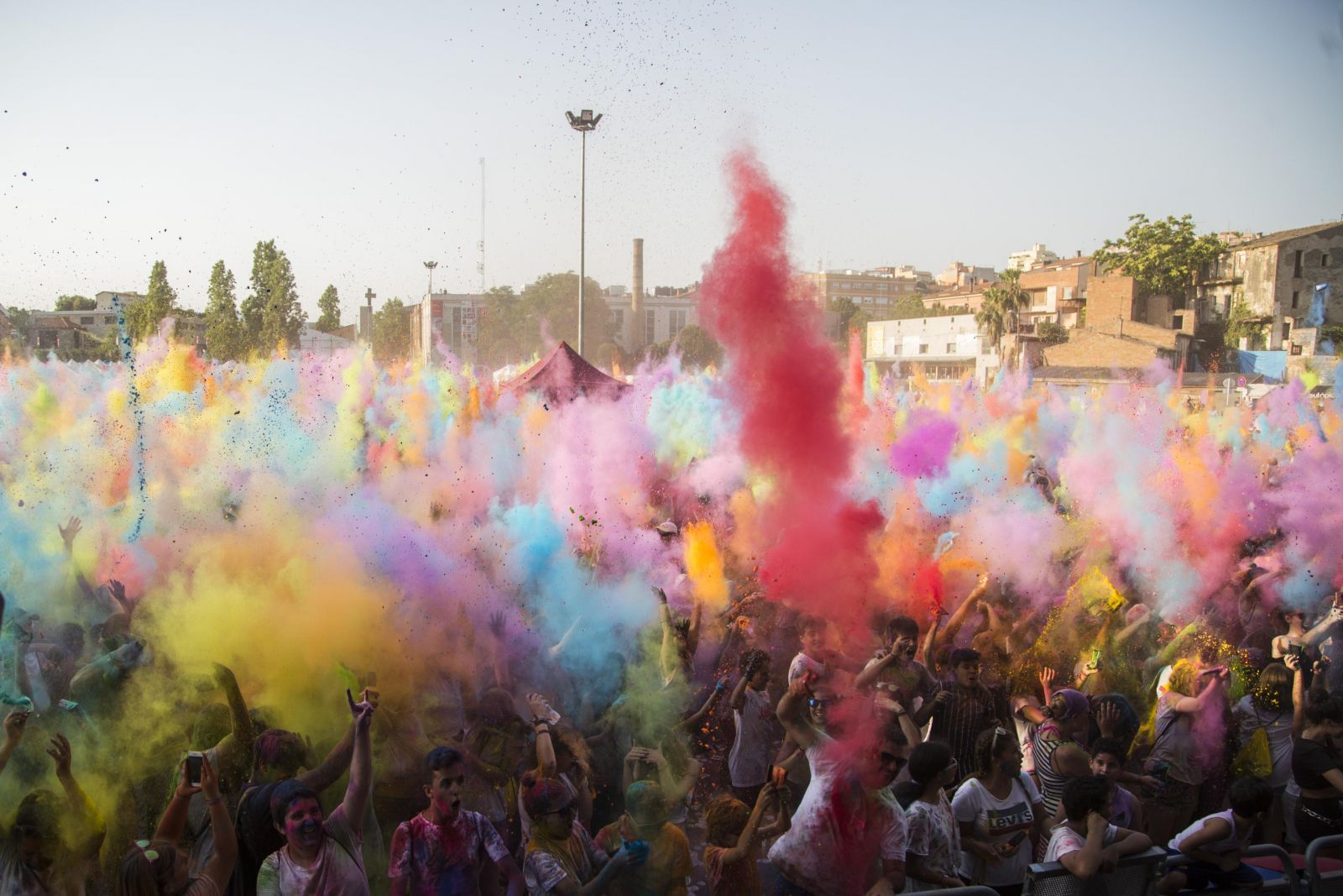 Holi Dolly de la Festa Major de Rubí en edicions anteriors. FOTO: Àngel Bravo