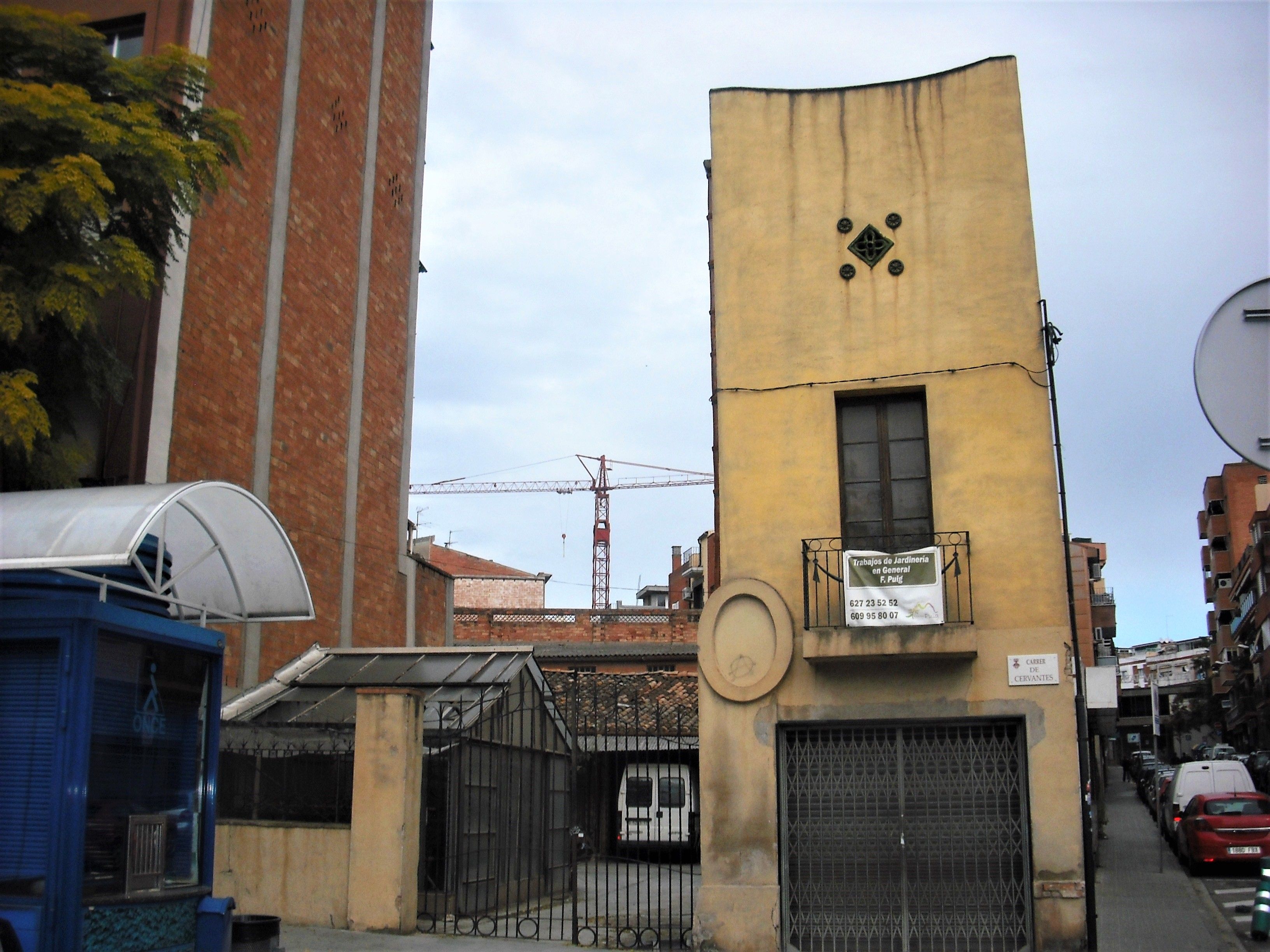 La casa anomenada “de cal Gerrer”, una de les notícies destacades. FOTO: Jordi Vilalta