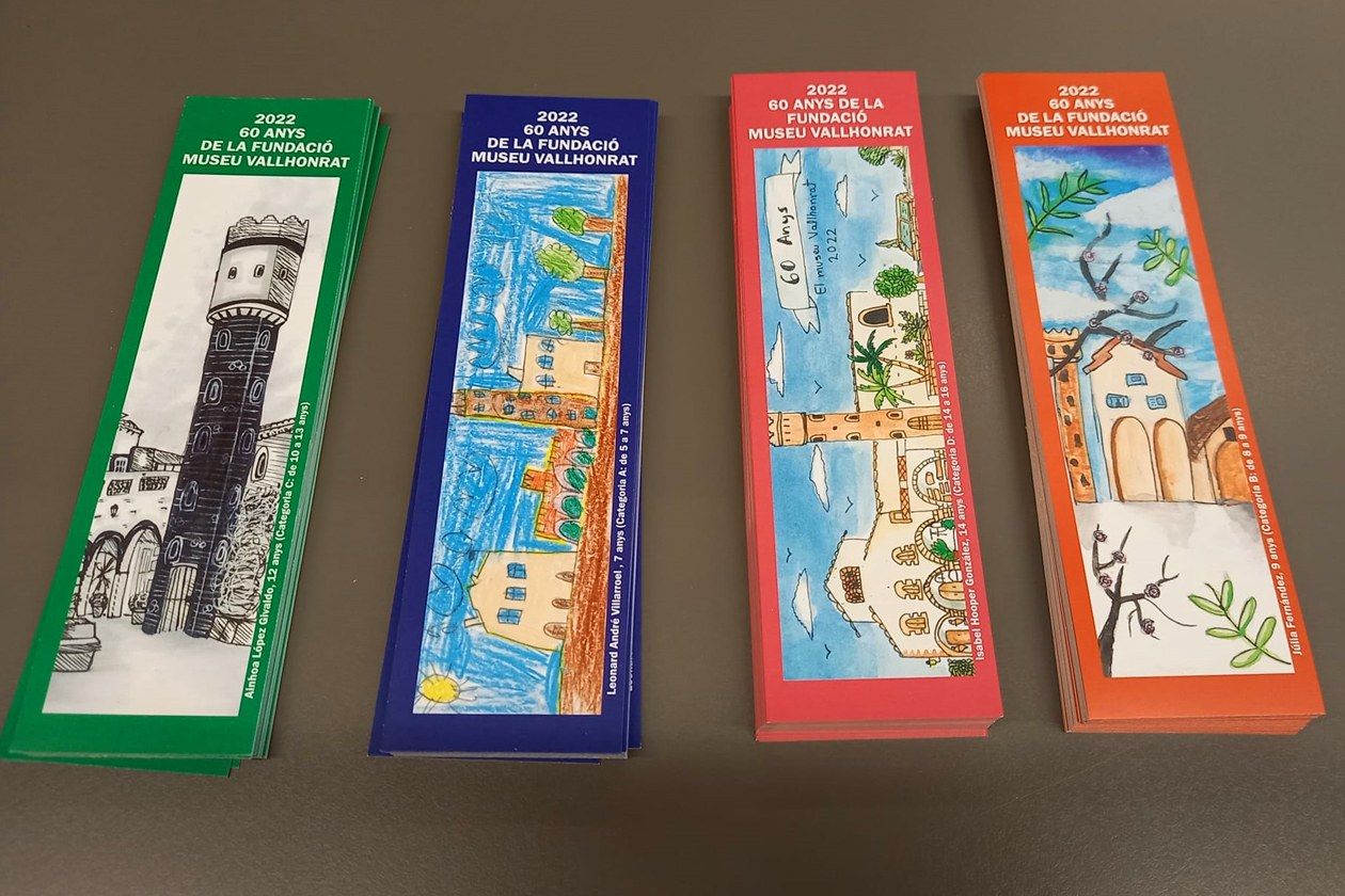 Els punts de llibre guanyadors. FOTO: Biblioteca Municipal Mestre Martí Tauler