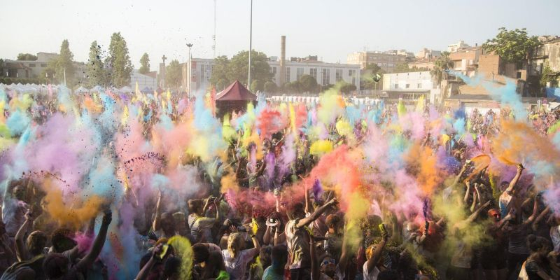 La festa d'origen hindú Holy Dolly tornarà per Festa Major a Rubí. FOTO: Àngel Bravo | Arxiu