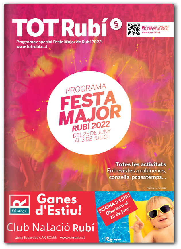 TOT Festa Major Rubí 2022 portada mockup