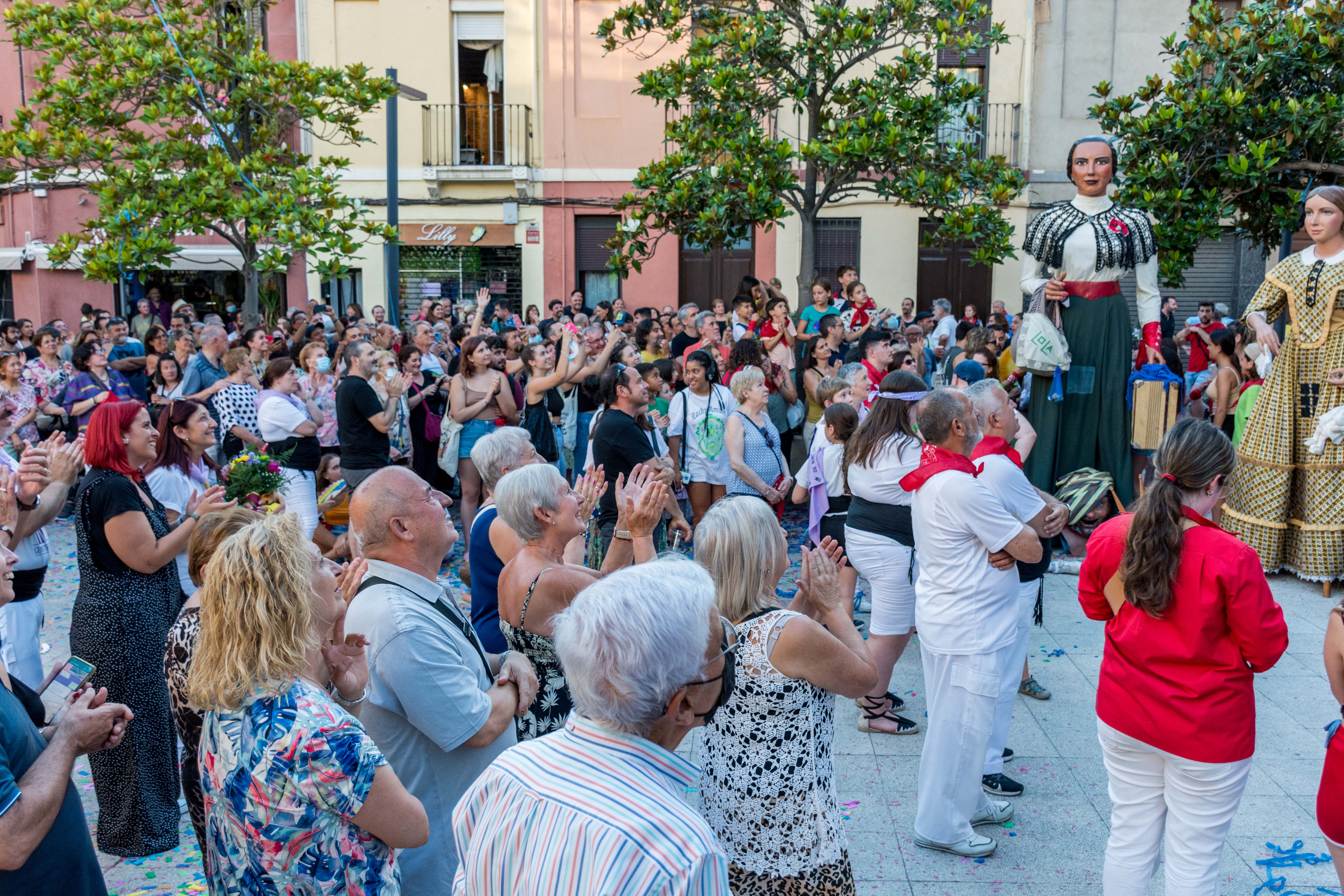 Primer dia de Festa Major a la plaça de l'Ajuntament. FOTO: Carmelo Jiménez