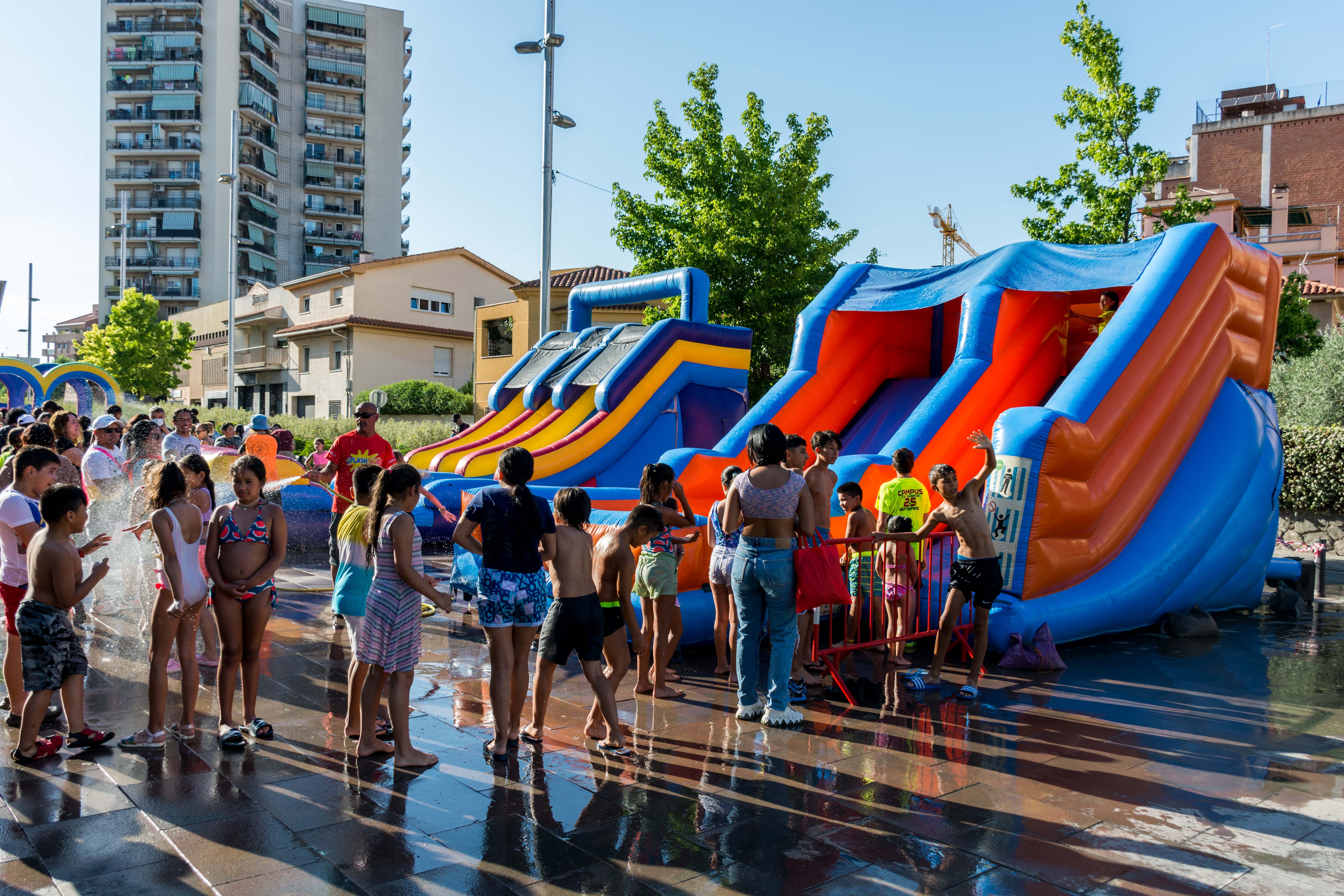 Inflables i jocs durant la Festa Major 2022. FOTO: Carmelo Jiménez