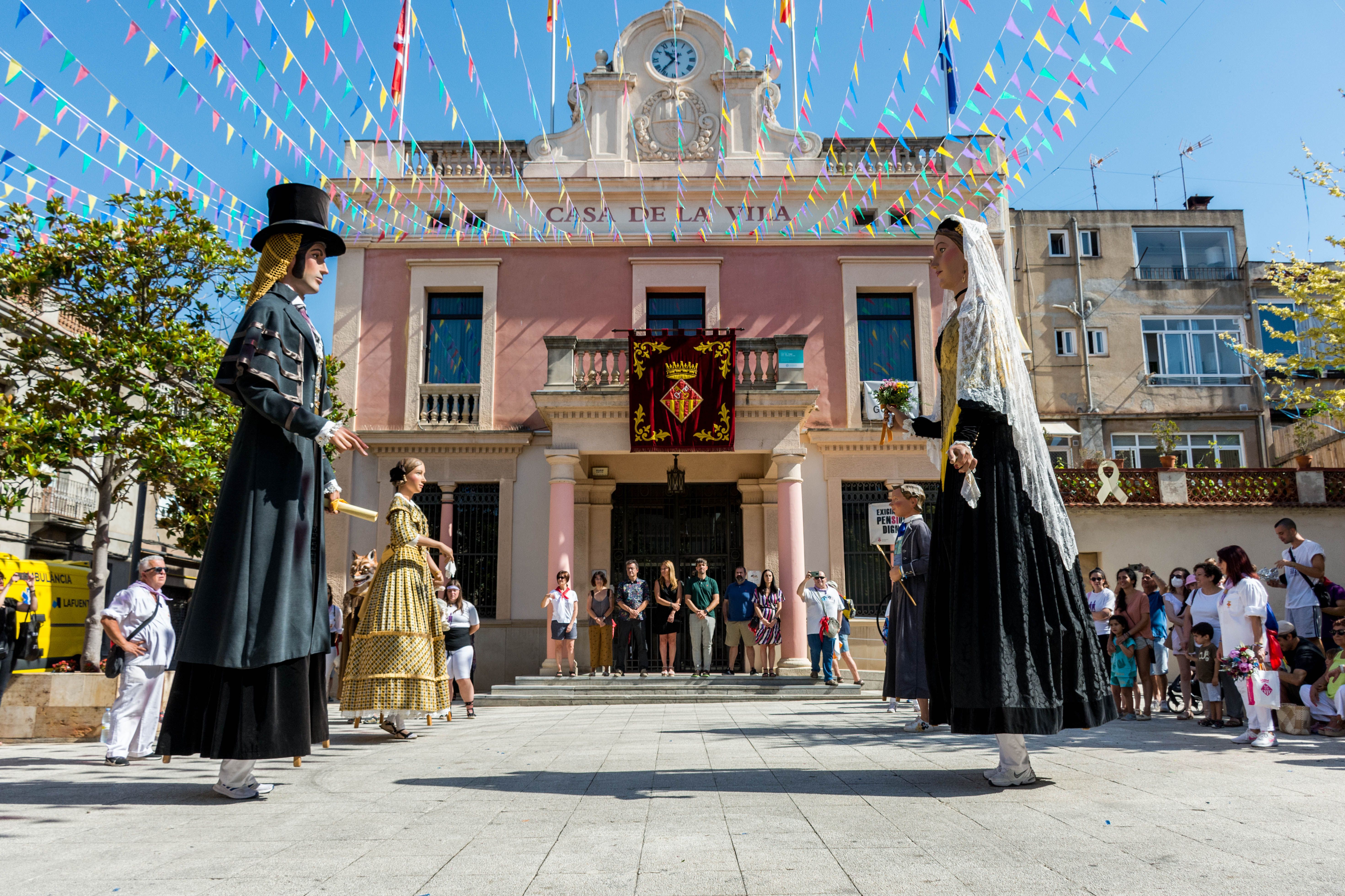 Gegants de Rubí a la Festa Major de 2022. FOTO: Carmelo Jiménez