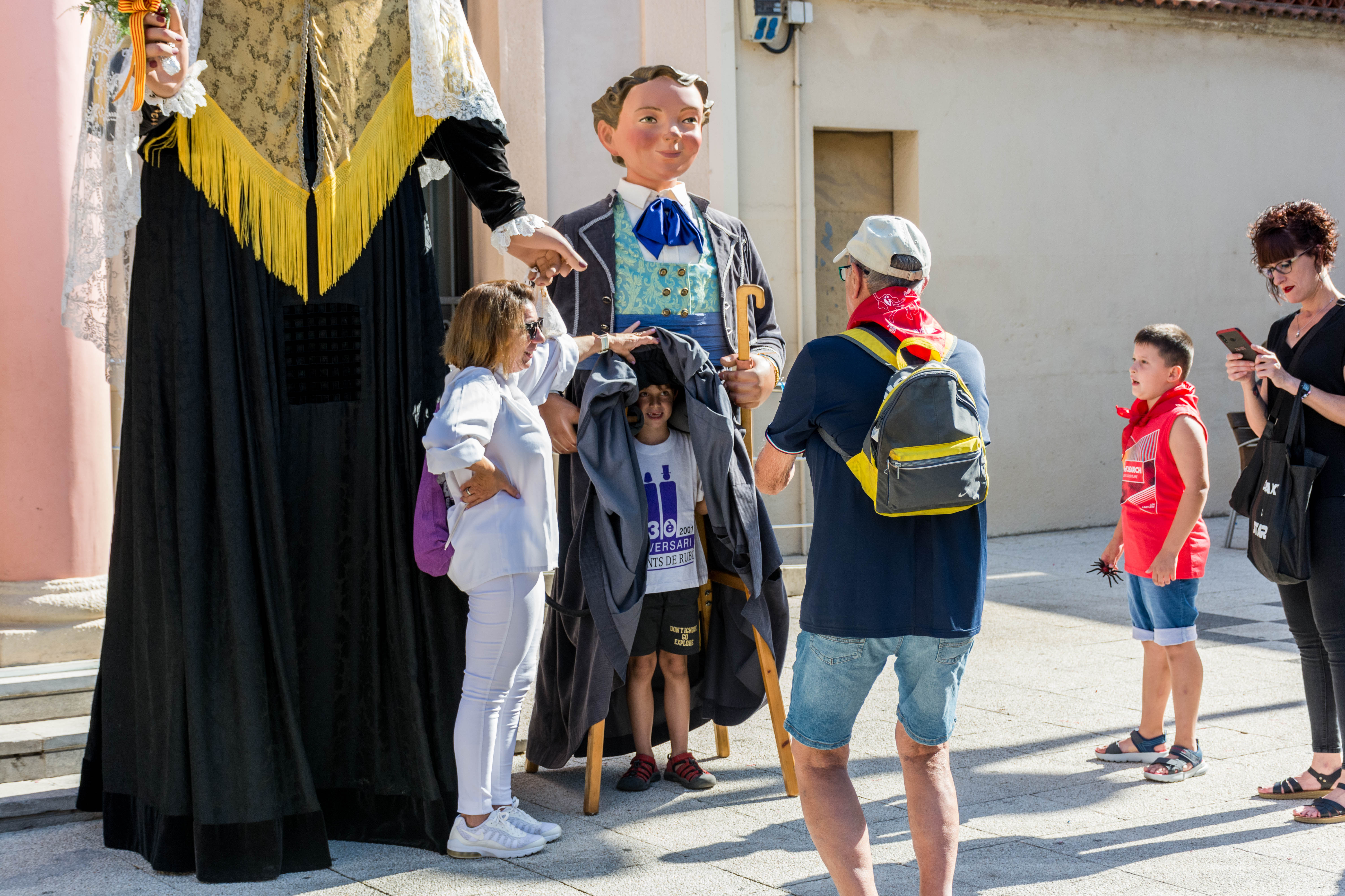 Gegants de Rubí a la Festa Major de 2022. FOTO: Carmelo Jiménez