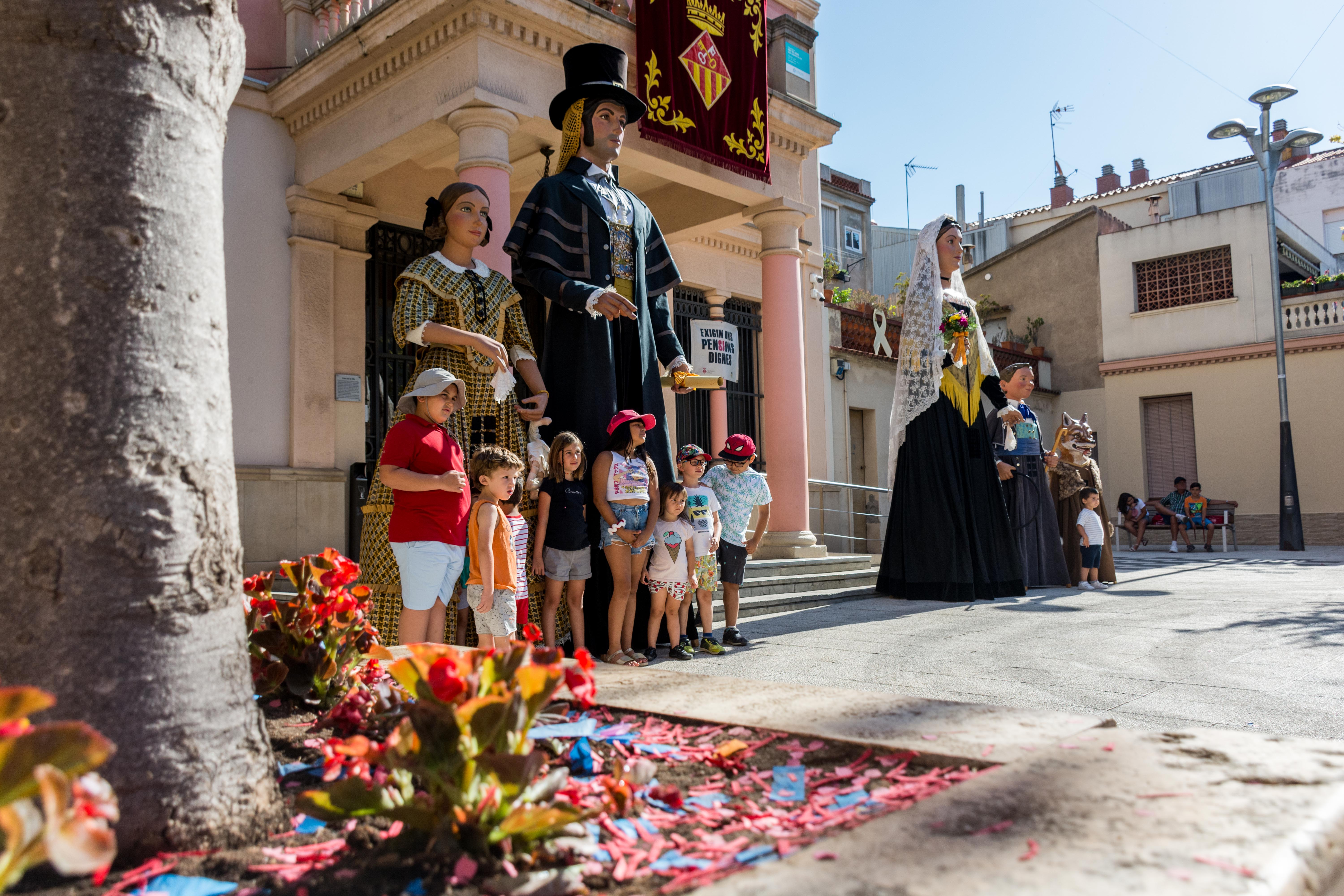 Gegants de Rubí a la Festa Major de 2022. FOTO: Carmelo Jiménez