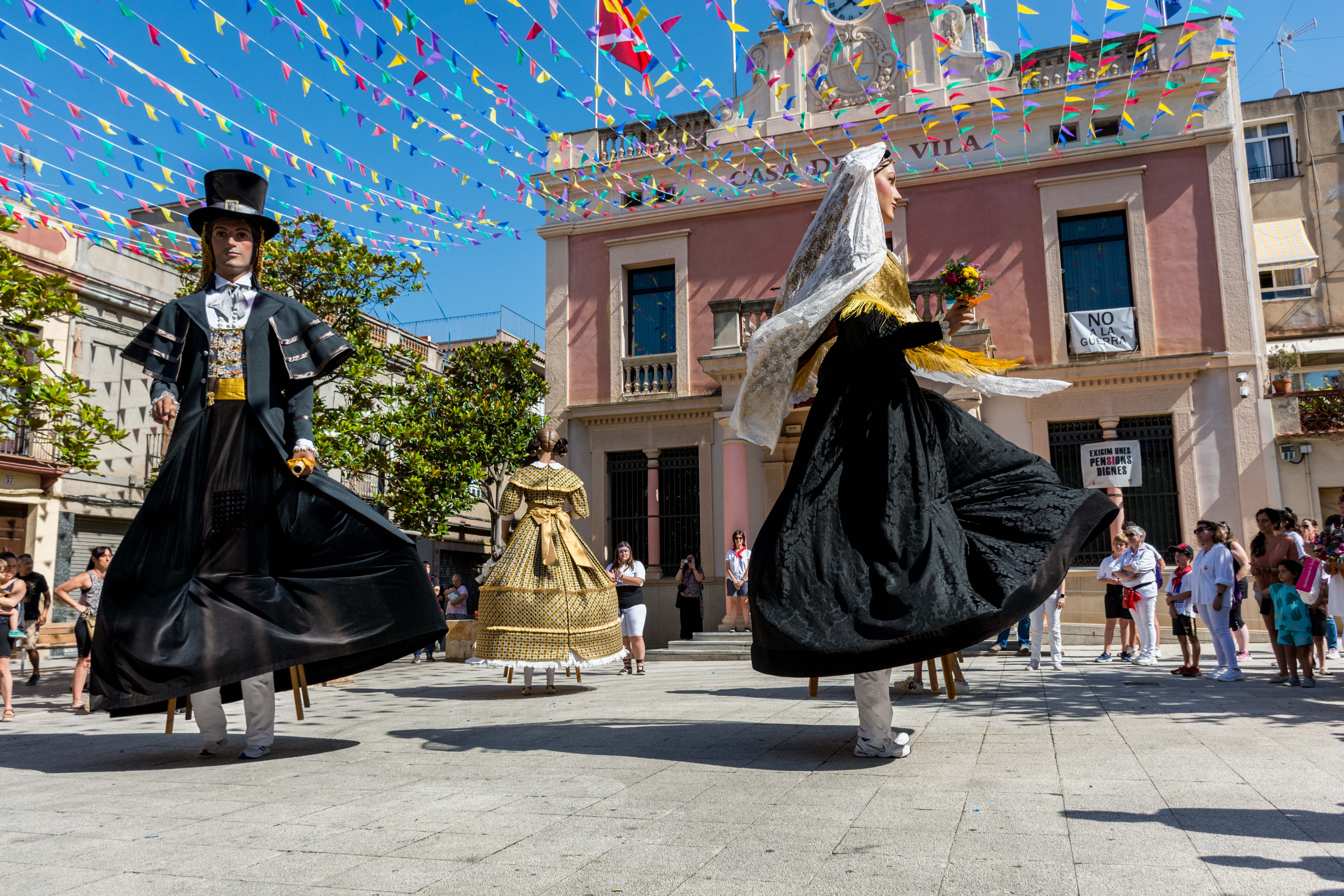 Gegants de Rubí a la Festa Major de 2022. FOTO: Carmelo Jiménez