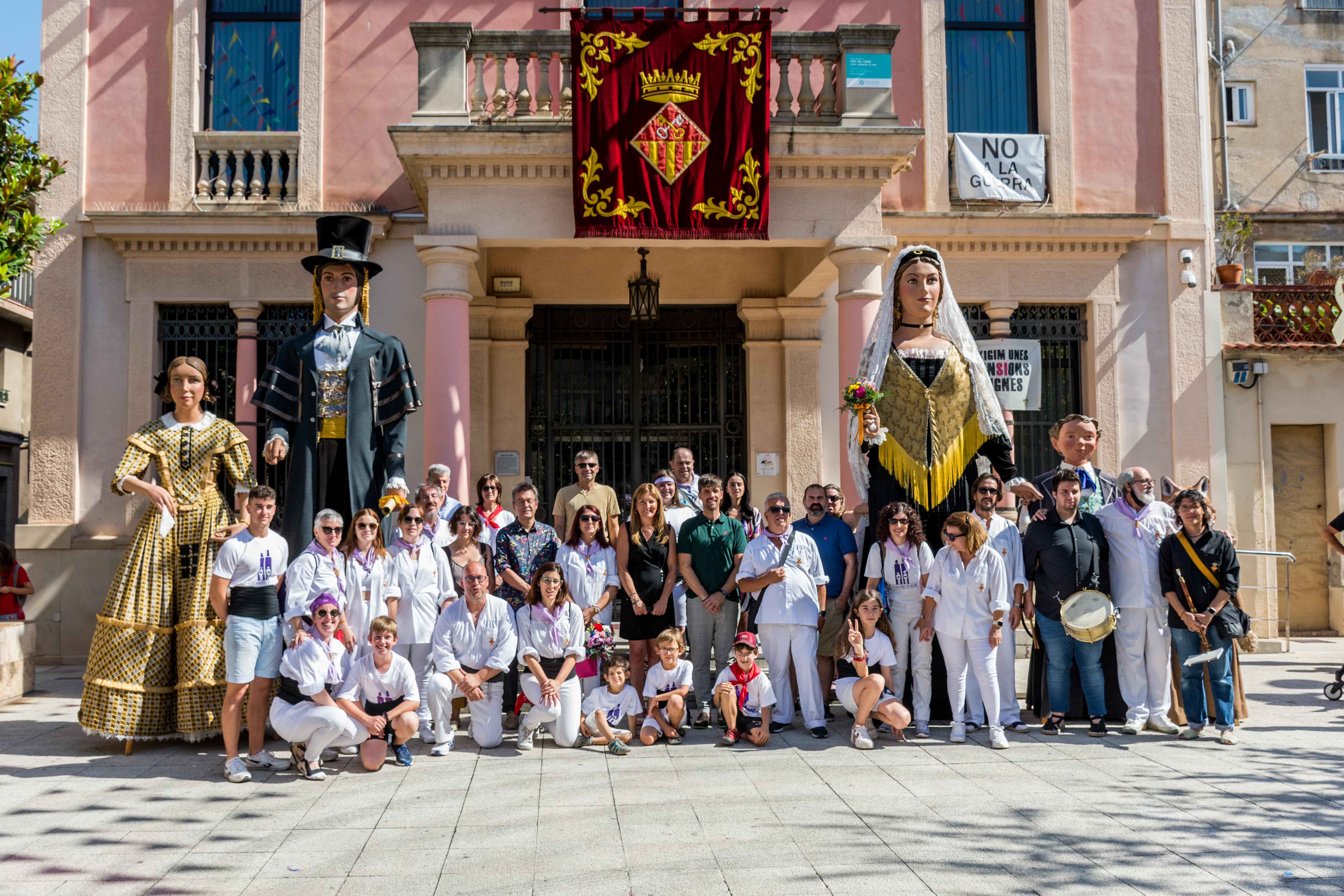 Gegants de Rubí a la Festa Major de 2022. FOTO: Carmelo Jiménez