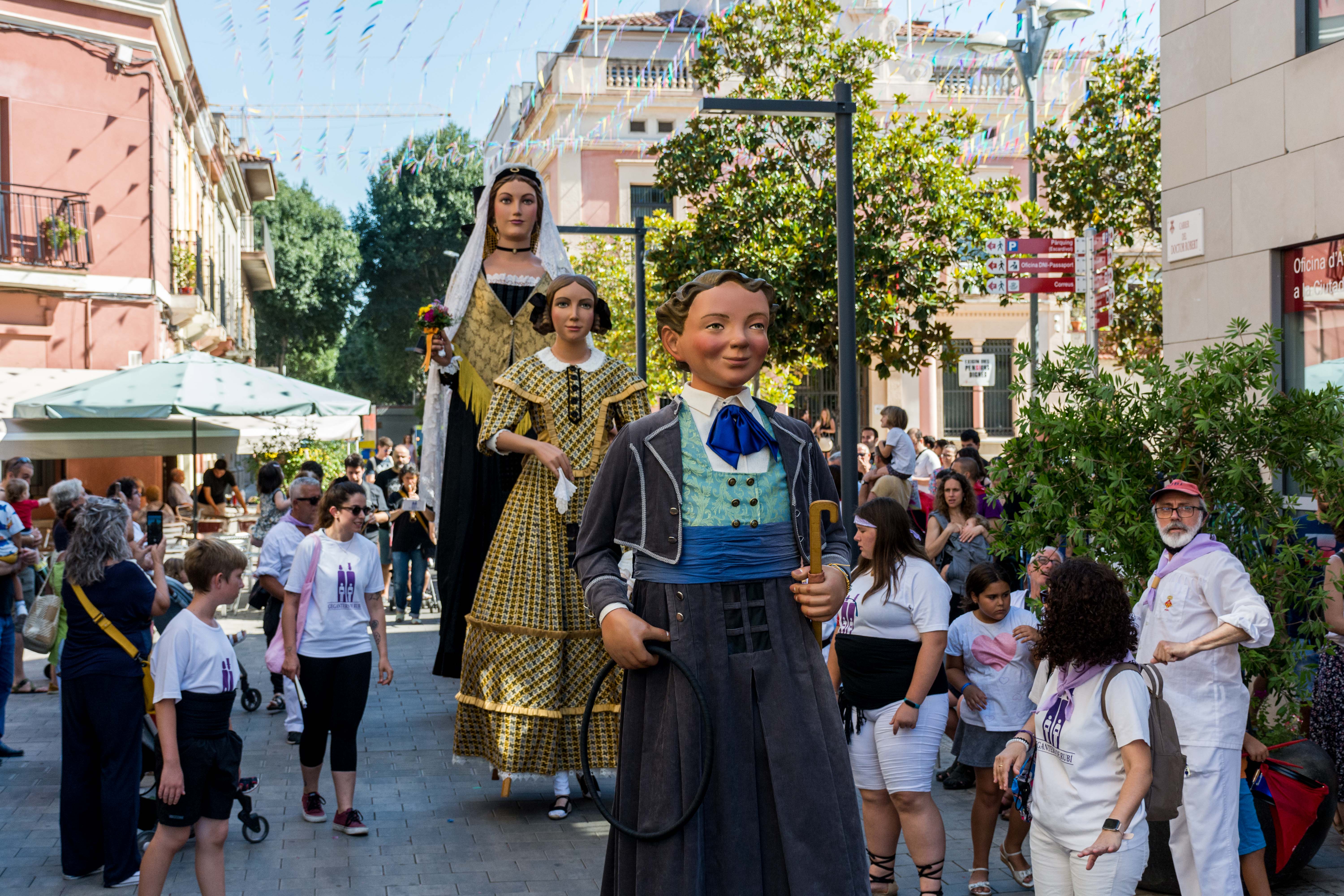 Gegants de Rubí a la Festa Major de 2022. FOTO: Carmelo Jiménez