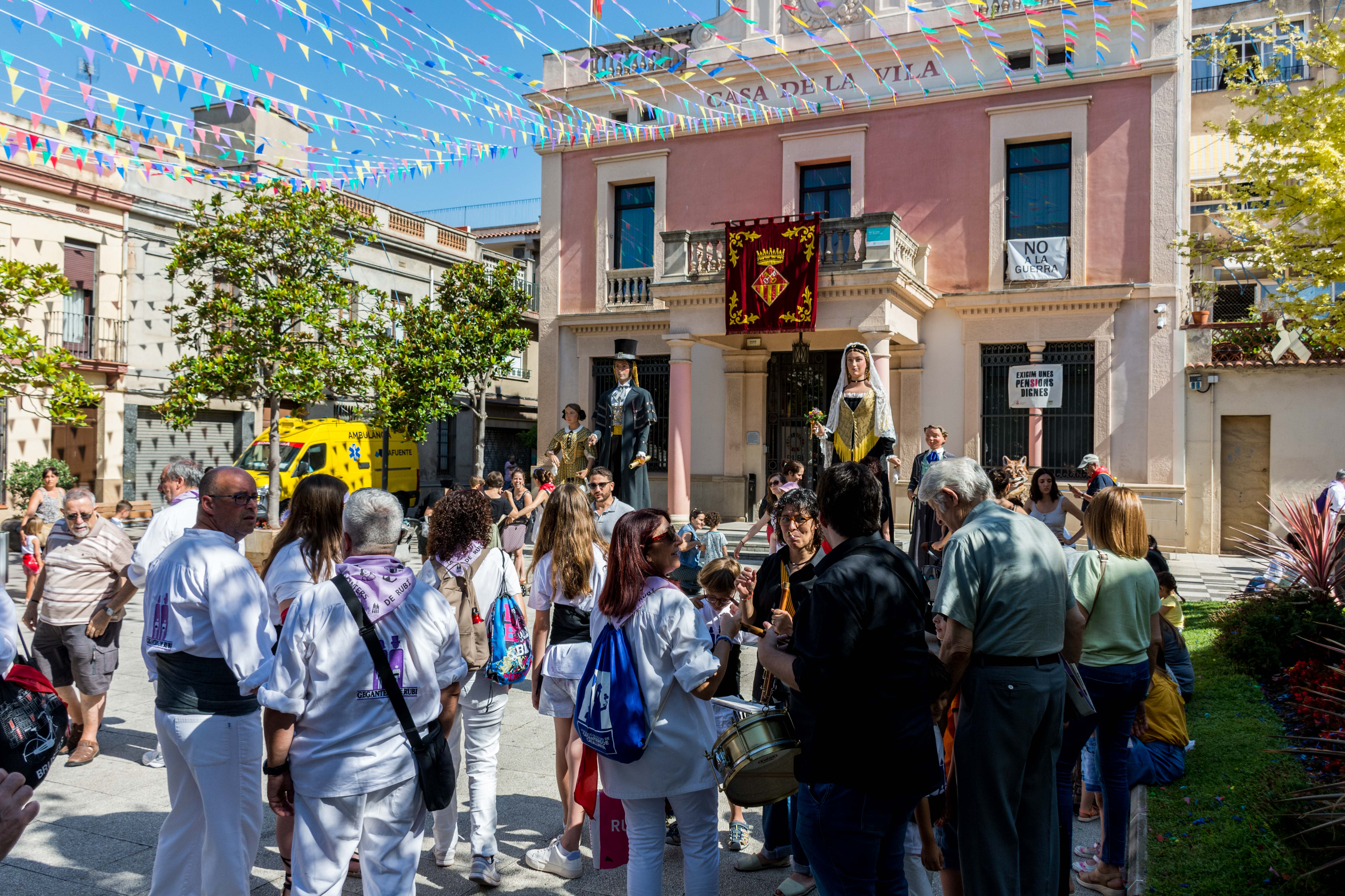 Gegants de Rubí a la Festa Major de 2022. FOTO: Carmelo Jiménez