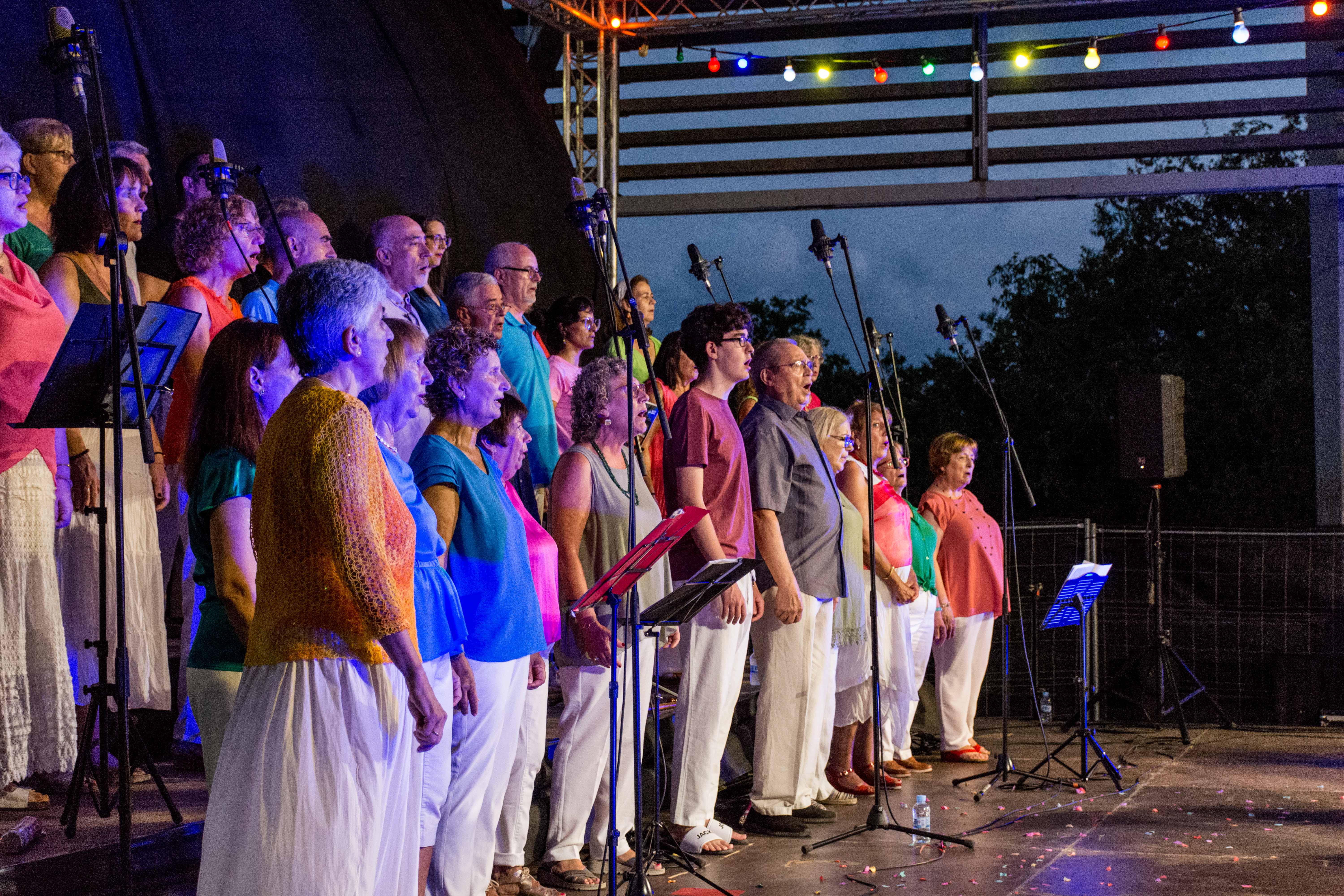 Concert de l'Obrador Coral a la rambla del Ferrocarril. FOTO: Carmelo Jiménez