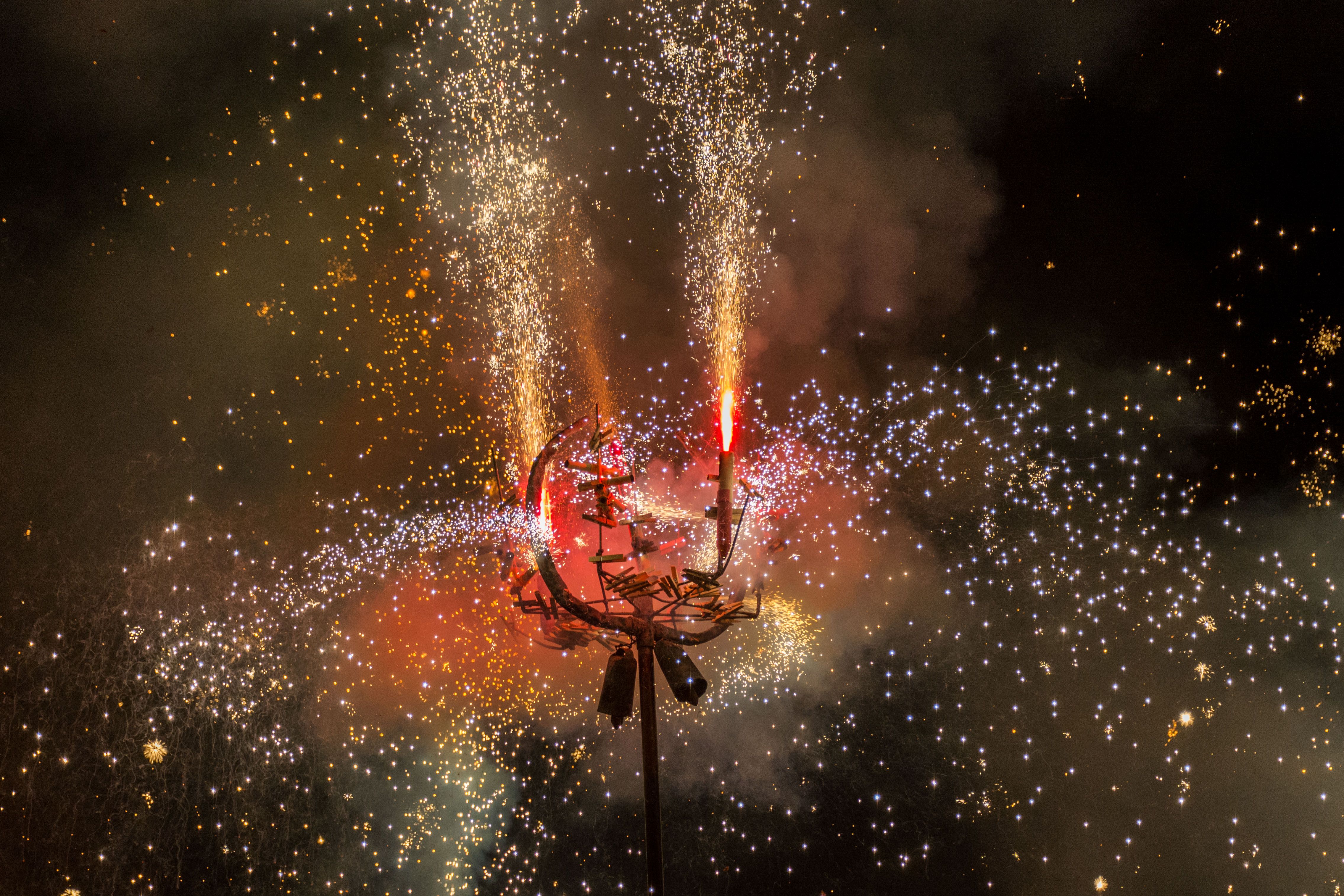 Correfoc de les colles de diables de Rubí per Festa Major 2022. FOTO: Carmelo Jiménez